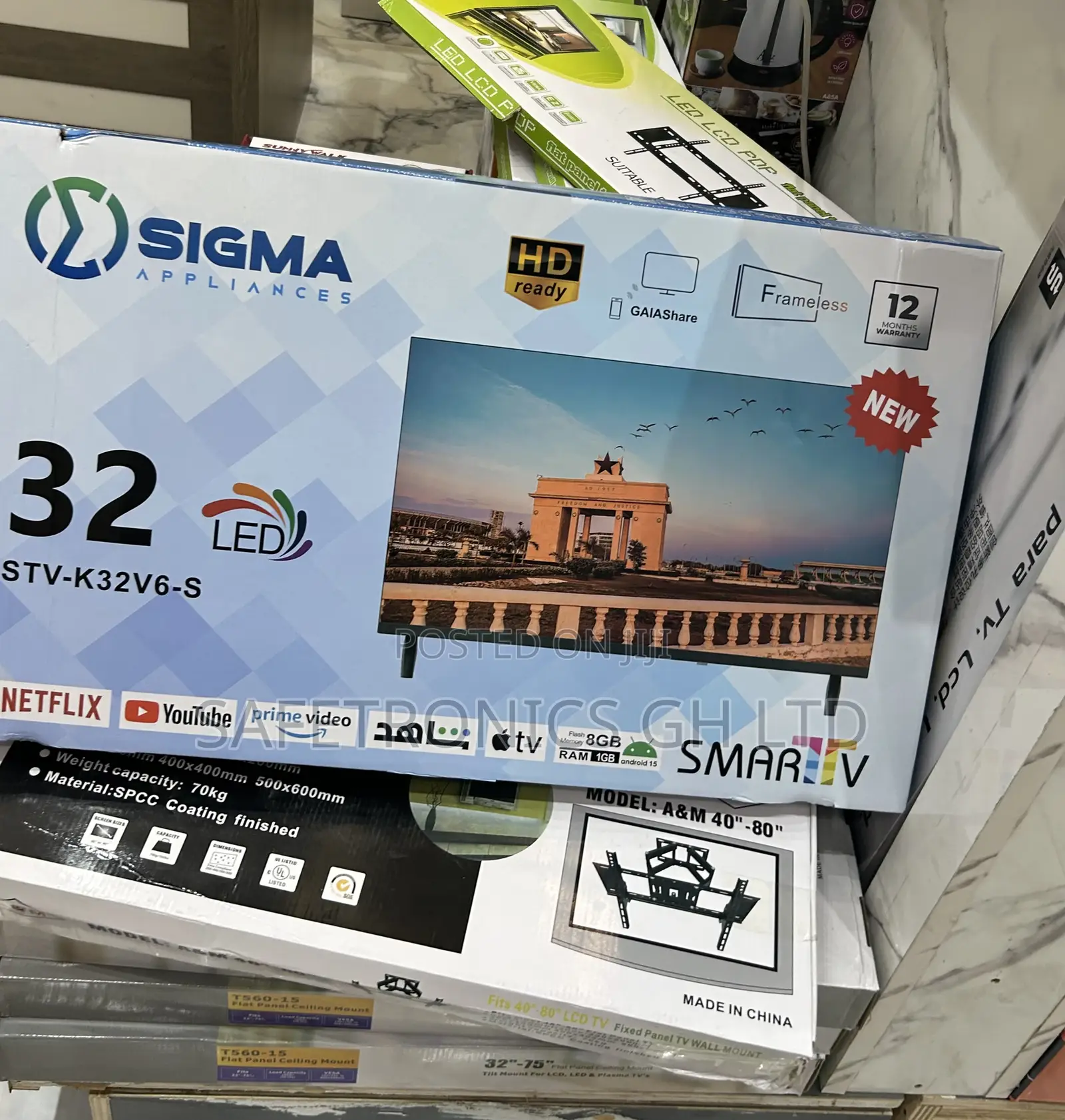 Excellent 32” Led Smart Full Hd Sigma (Sig-K32v6-S) Tv