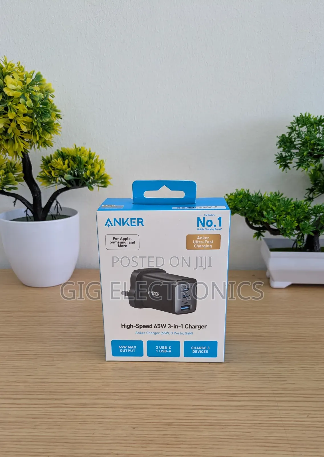 Anker Charger 735 Powerport 65w Usb C Charger A2667