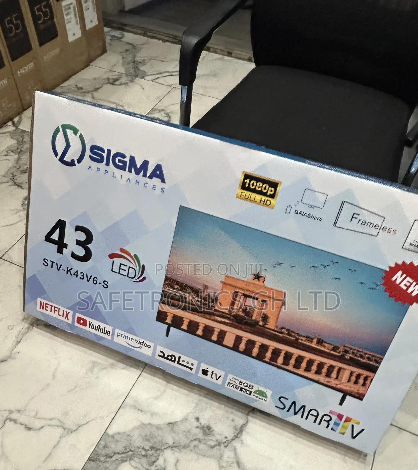 Design Classic Sig-K43v6-S Led Full Hd Smart Sigma Tv