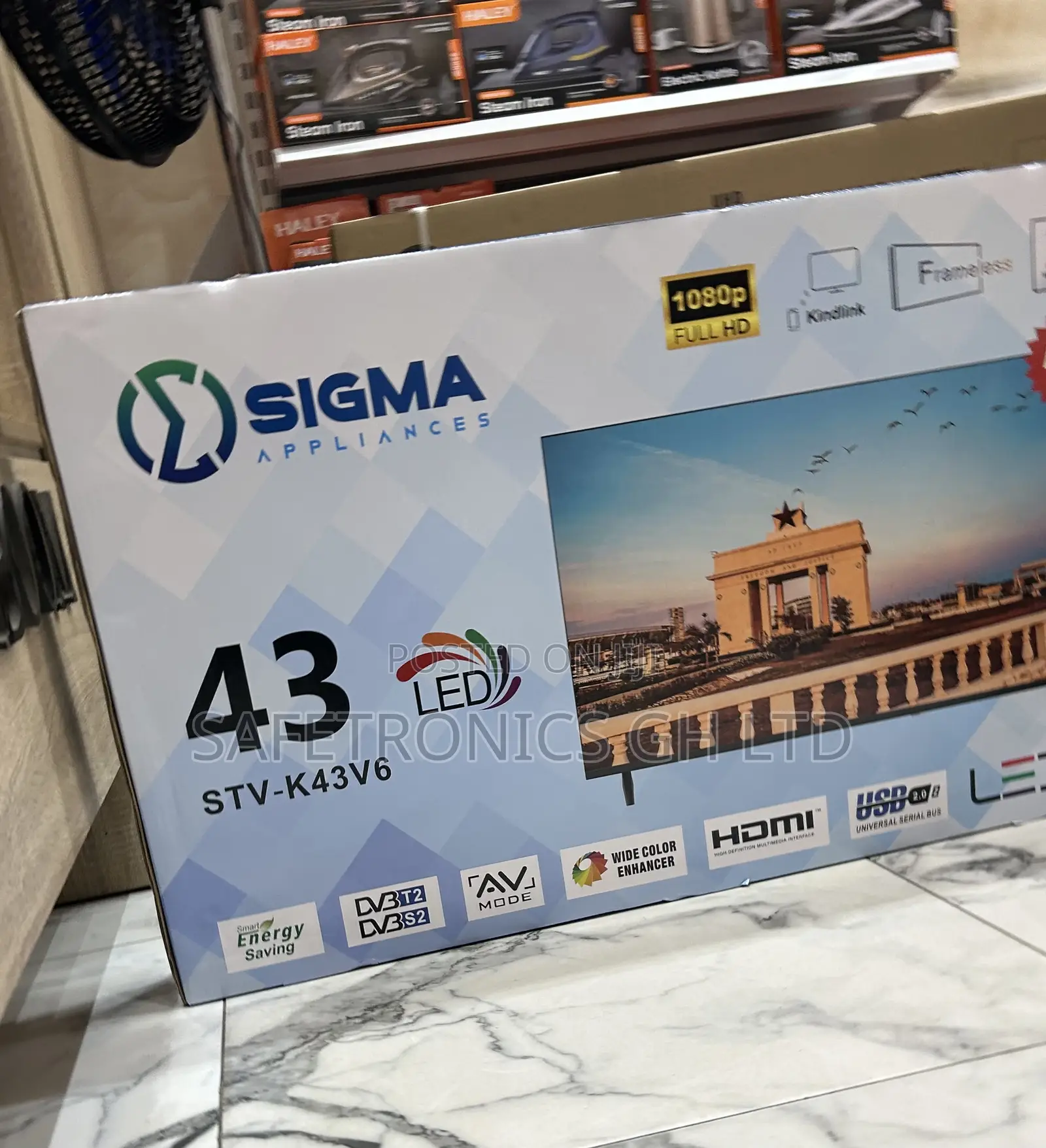 Top Notch New Sigma Led 43” Sig-K43v6 Full Hd Frameless Tv