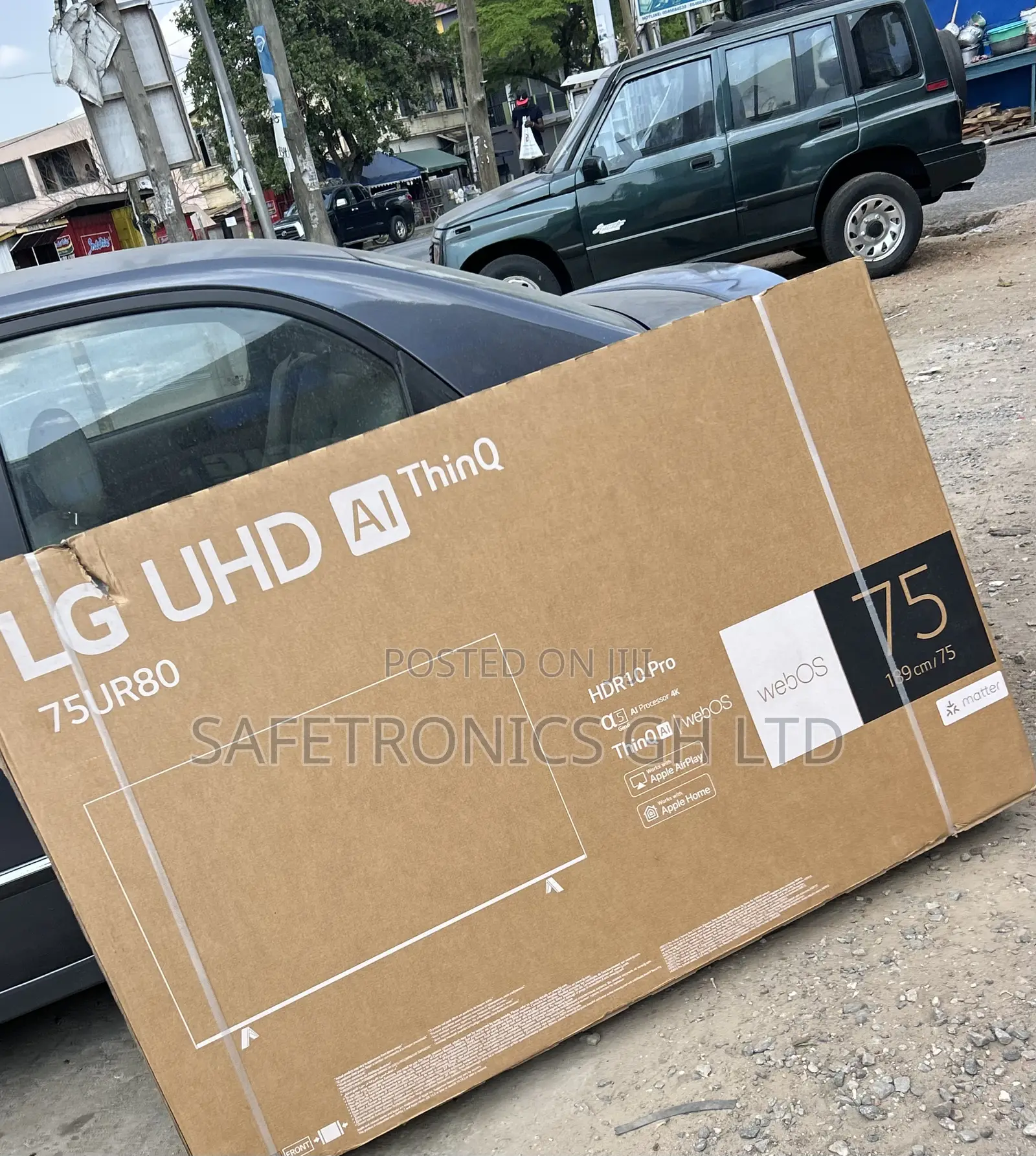 Sealed Uhd Led Smart Lg 75” Android 75ur80 (2025 Model) Tv