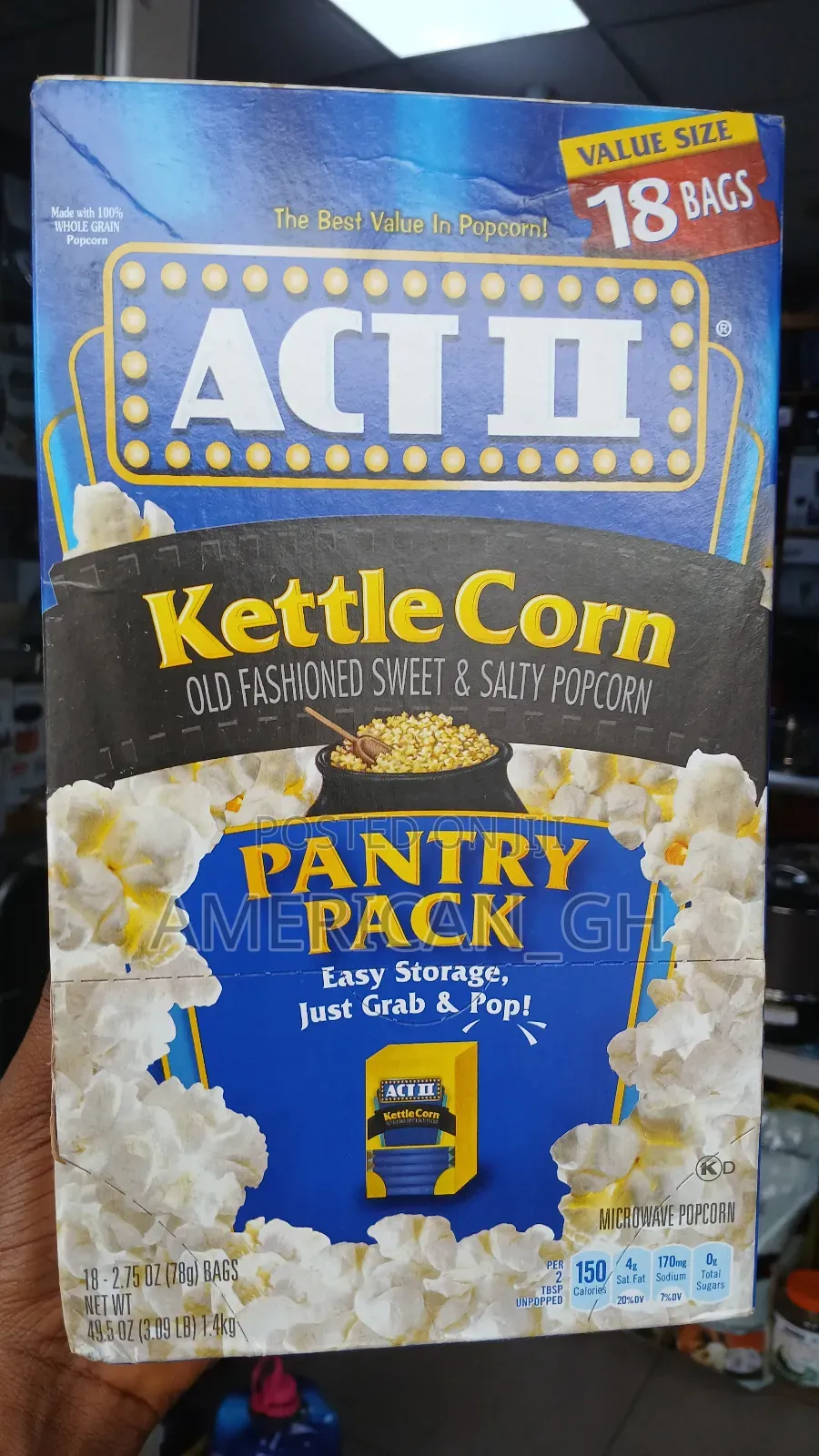 Kettle Popcorn, 18 Packs