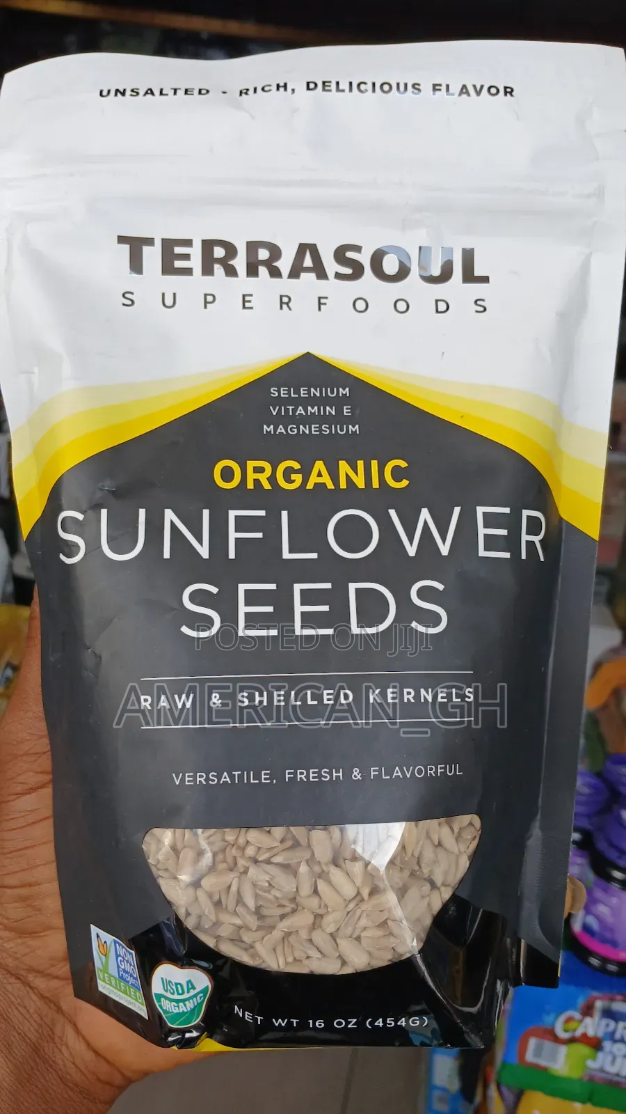 Organic Sunflower Seeds, 454g
