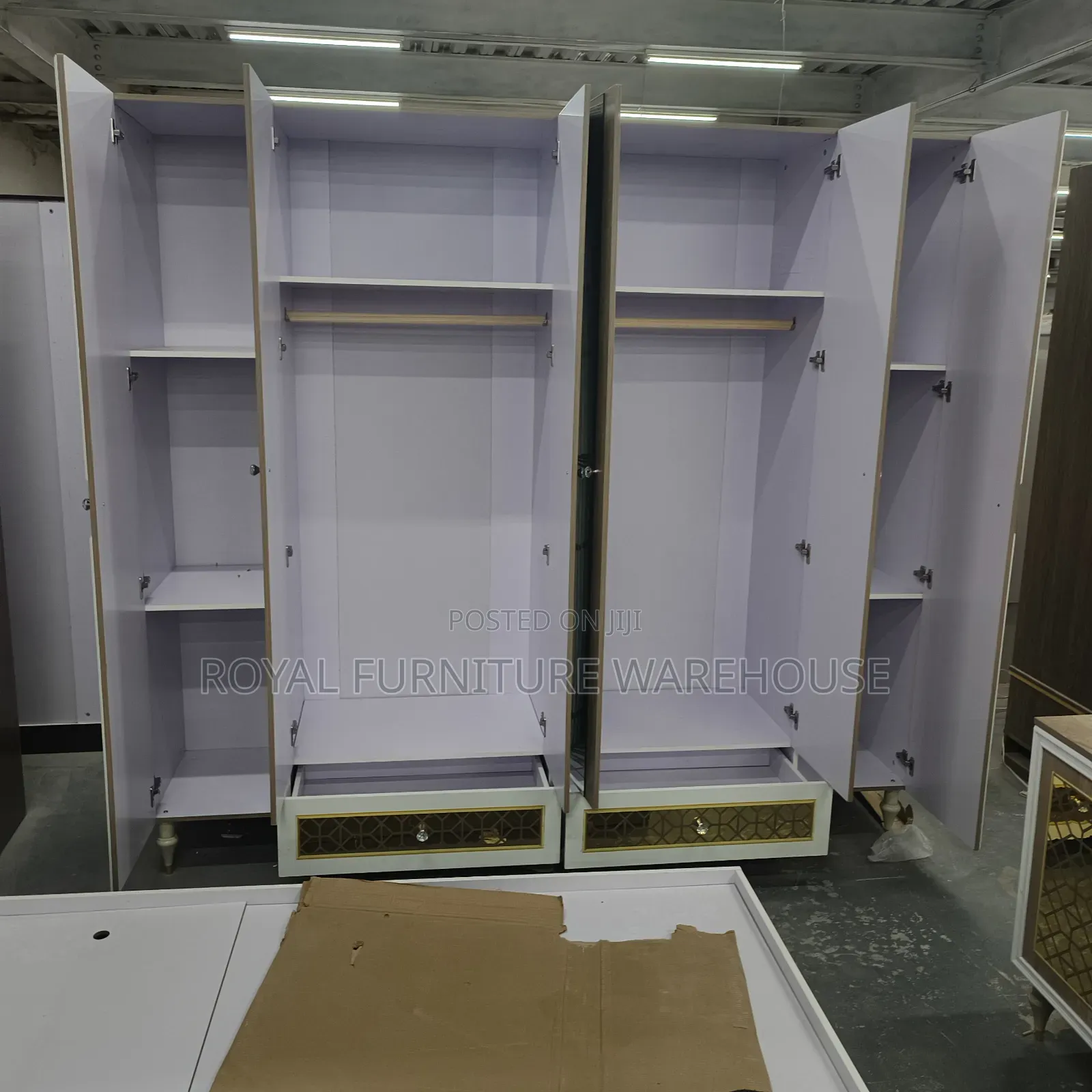 Bedroom Complete Set, Bedframe, Dresser, Wardrobe, Bedside Nightstand