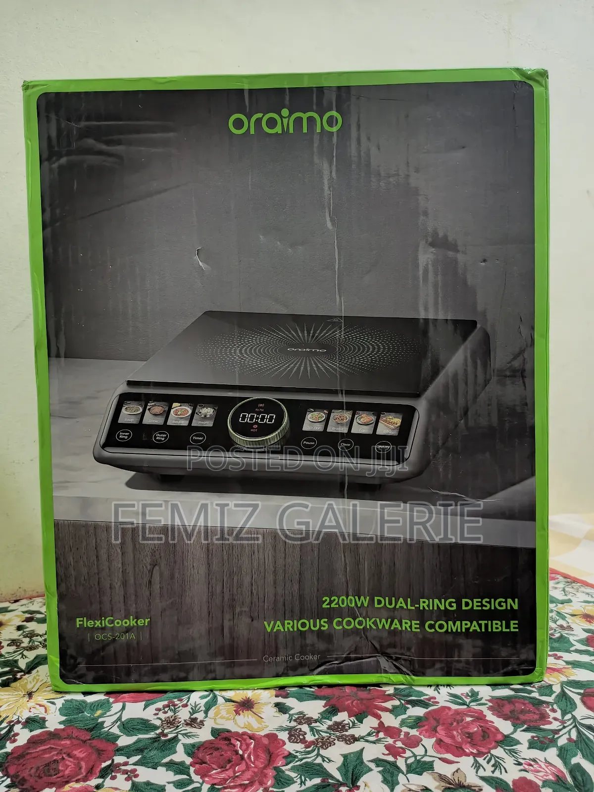 Oraimo Flexicooker 2200w Electric Ceramic Hot Plate