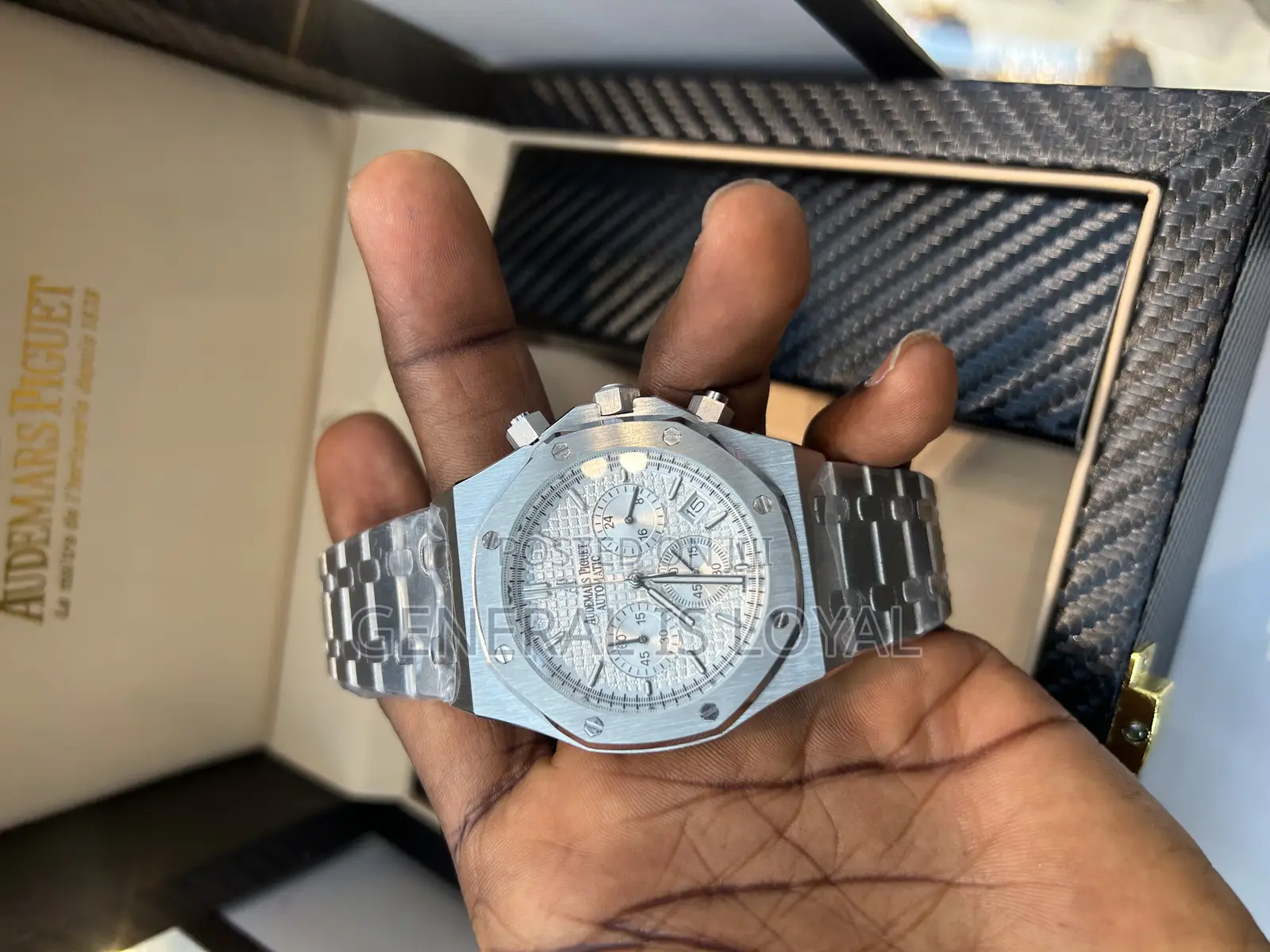 Audemars Piguet Royal Oak Chronograph Silver Stainless Watch