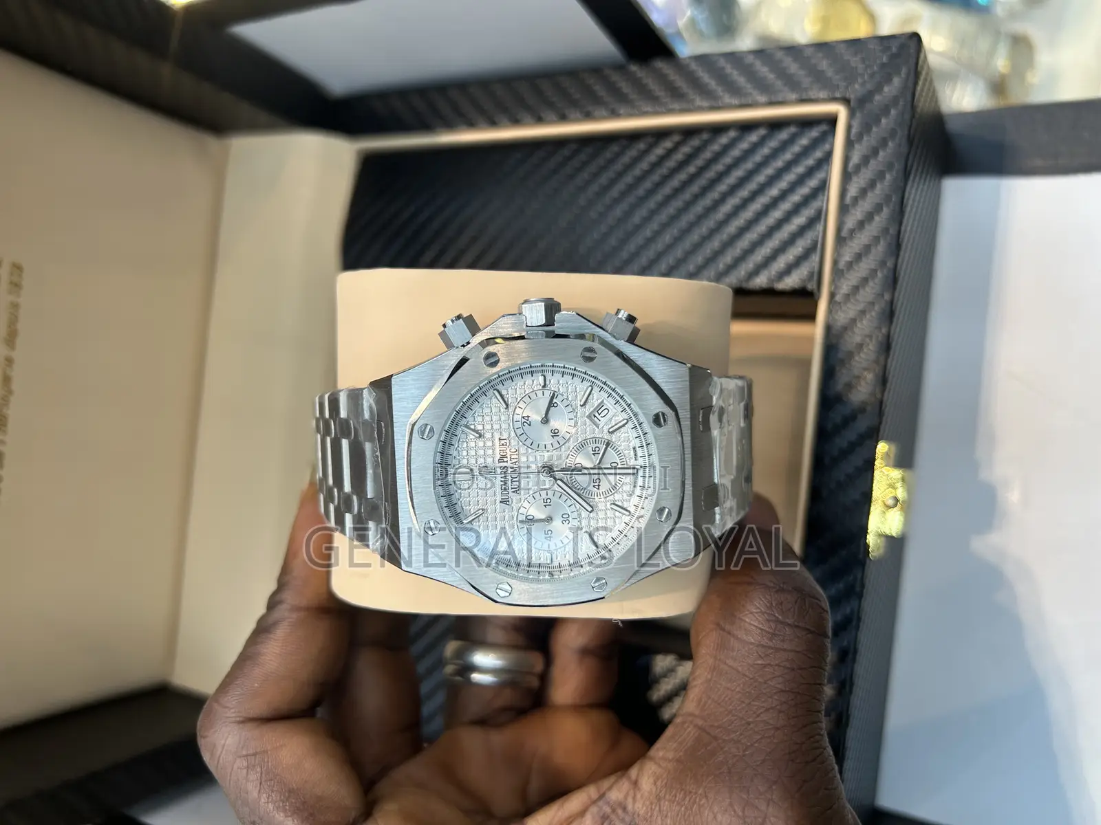 Audemars Piguet Royal Oak Chronograph Silver Stainless Watch