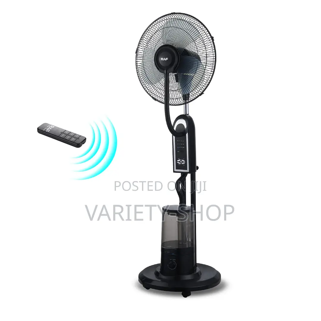 Raf 18-Inch Mist Fan With Adjustable Speed Remote