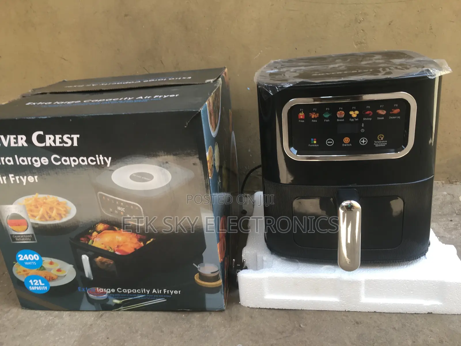 2400watts 12liters Sorry Silver Crest Air Fryer