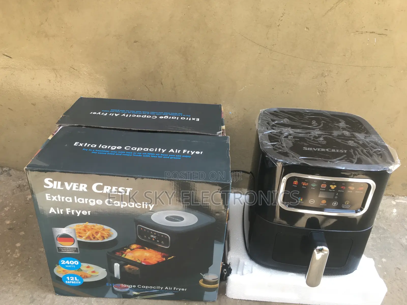 2400watts 12liters Sorry Silver Crest Air Fryer