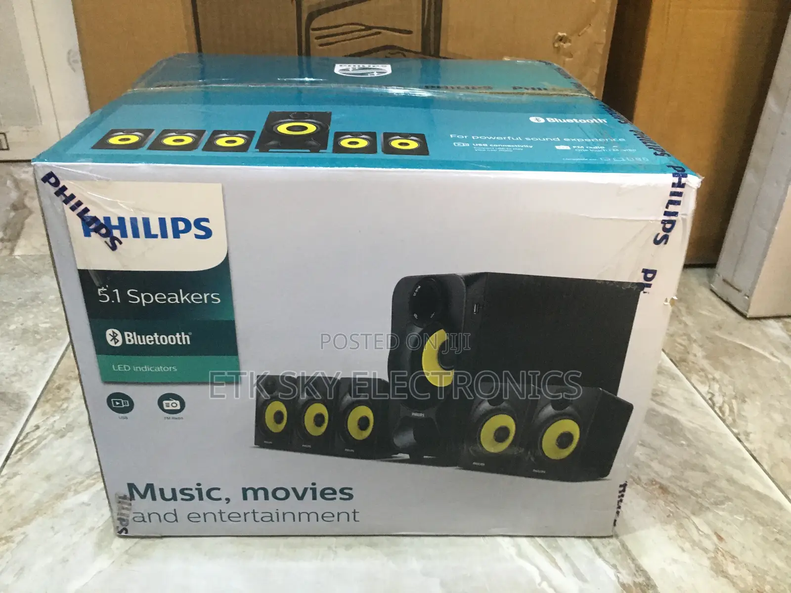 Philips-Spa3800b Philips Speaker 5.1 Bluetooth