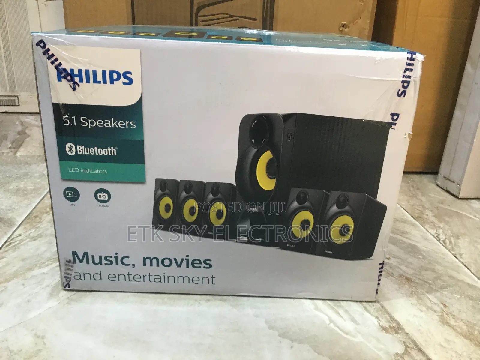Philips-Spa3800b Philips Speaker 5.1 Bluetooth