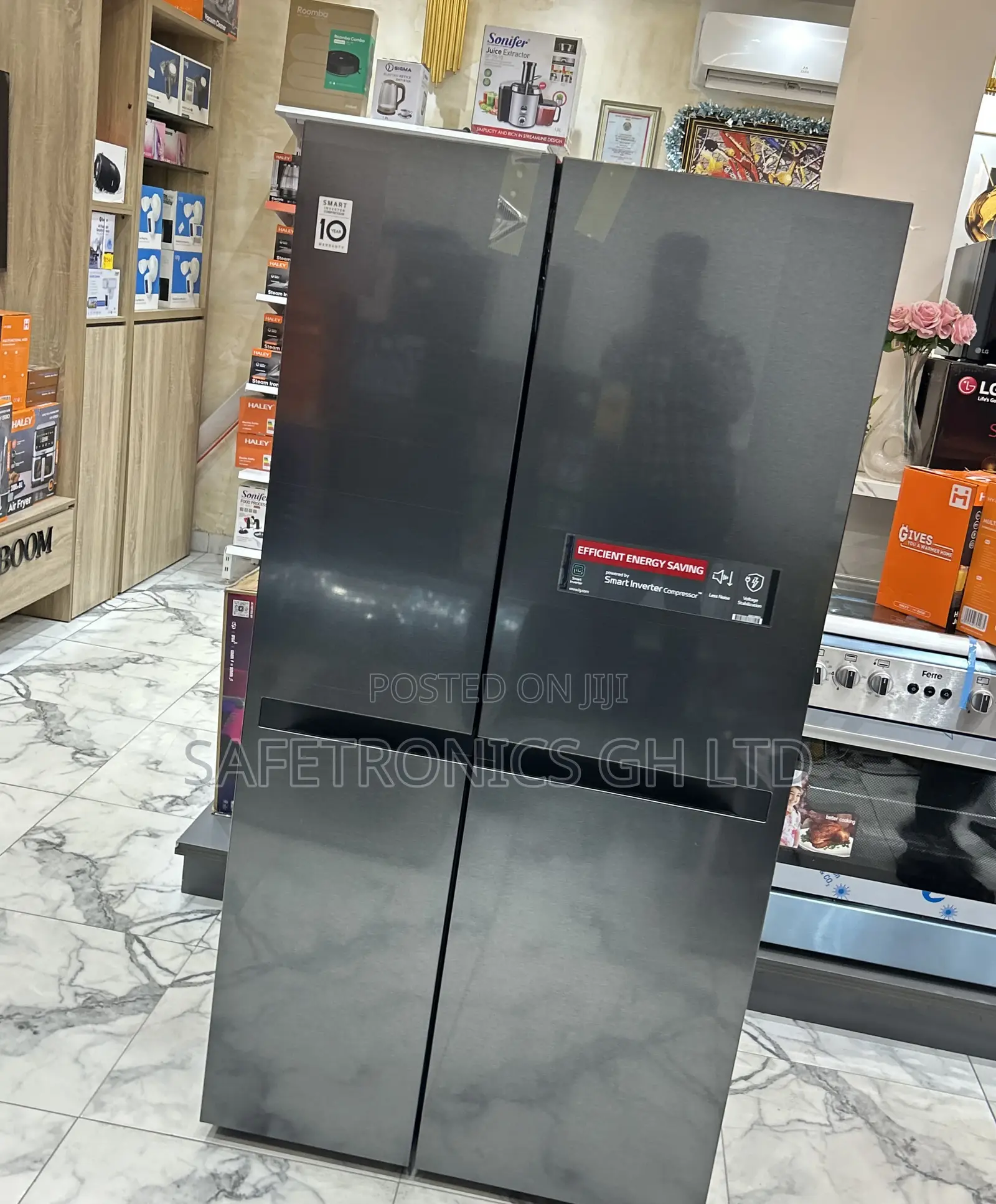 Classic New Electric Side by Side Lg 674l Grey Fridge