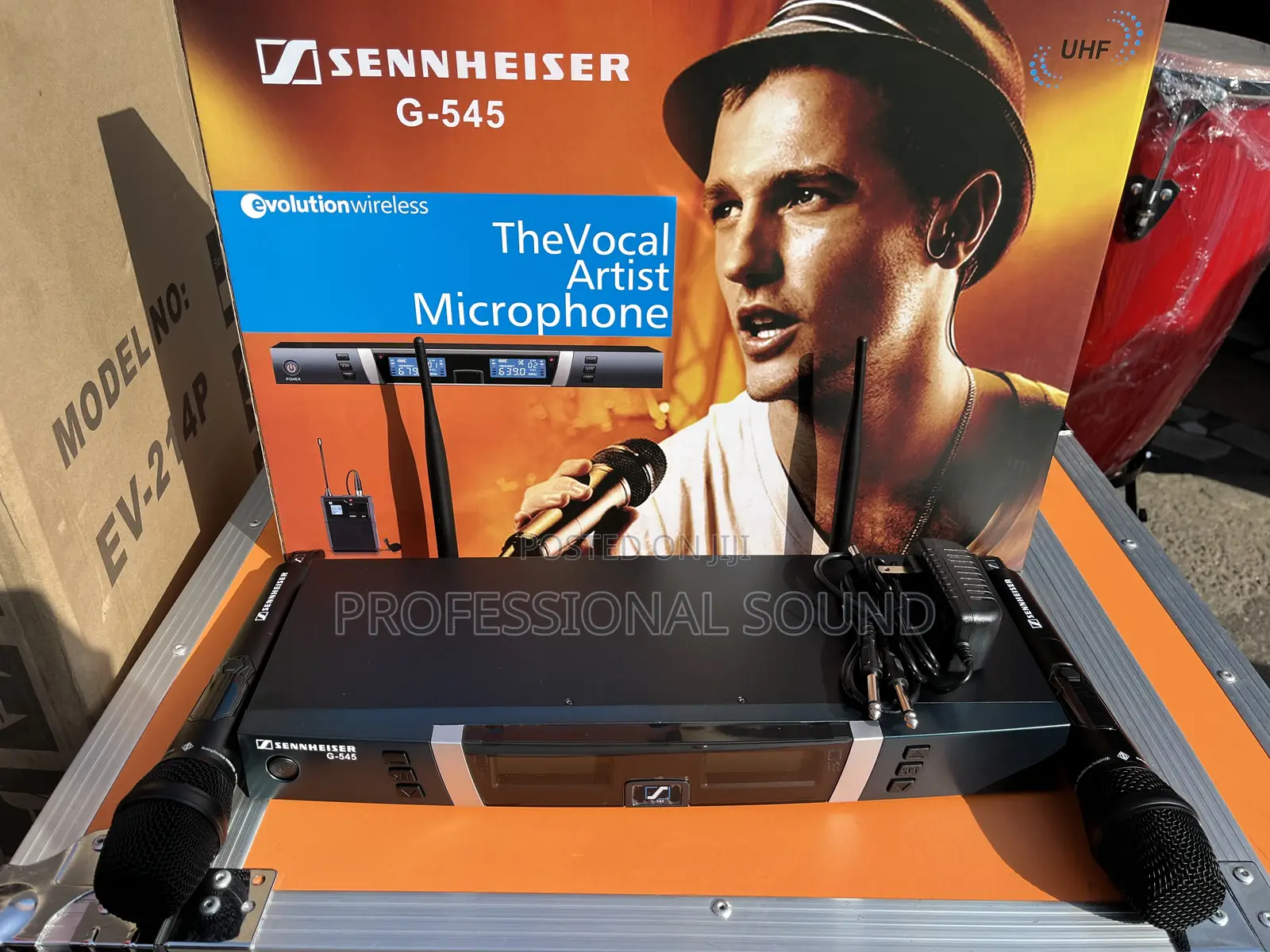 Sennheiser G-545 Dual Wireless Microphone System