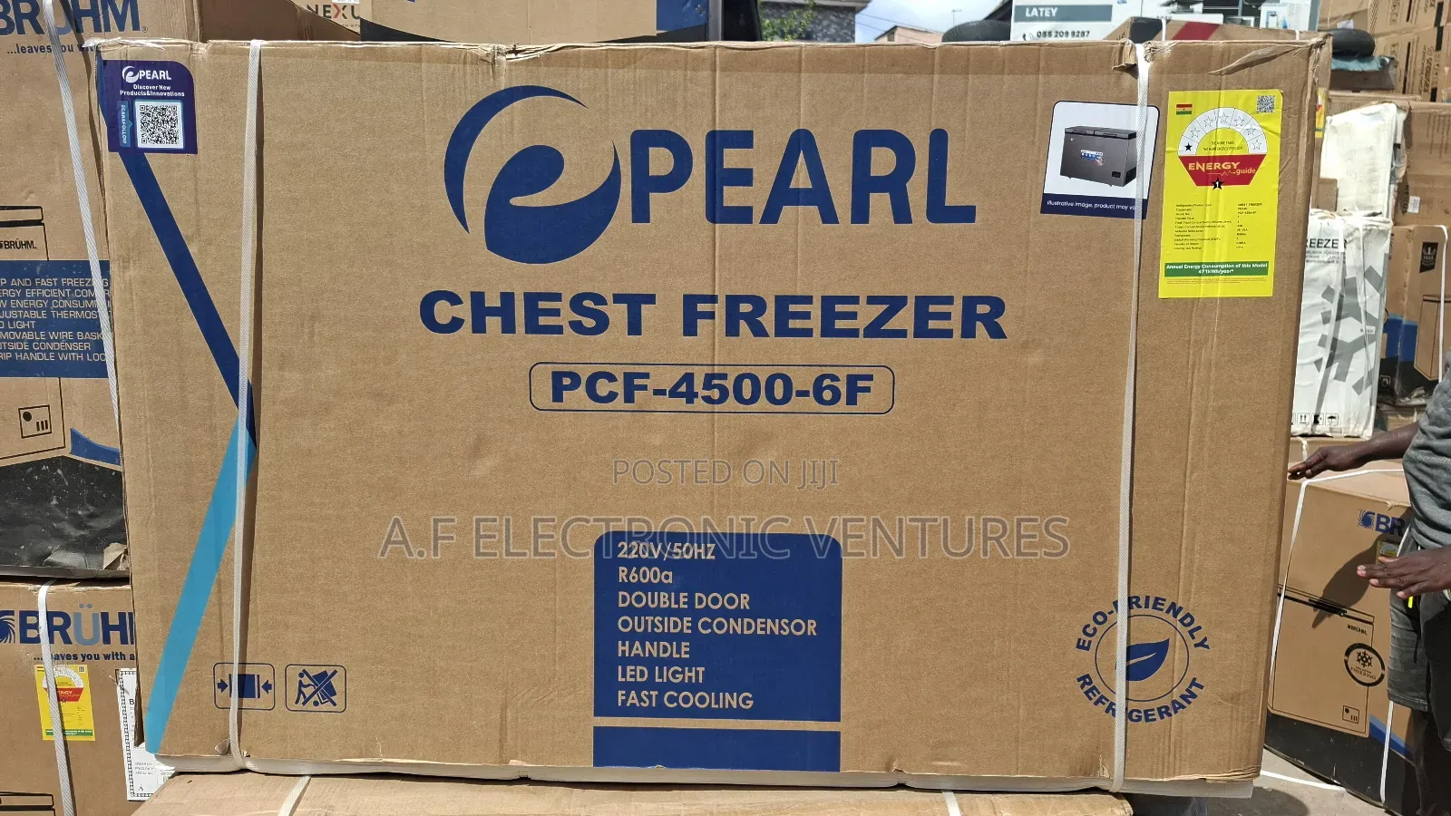 Pearl 358-Litres Chest Freezer(Pcf-4500-6f)