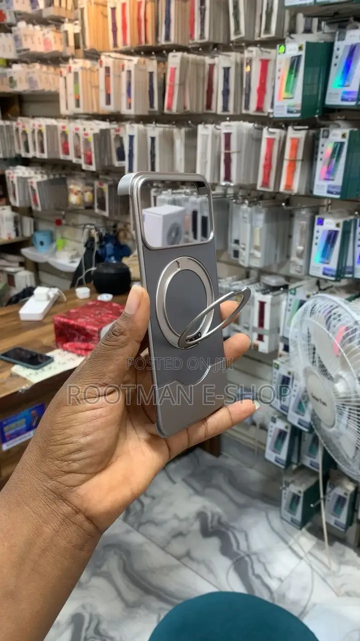 Premium Metallic Case With Kickstand for iPhone 17 Pro Max