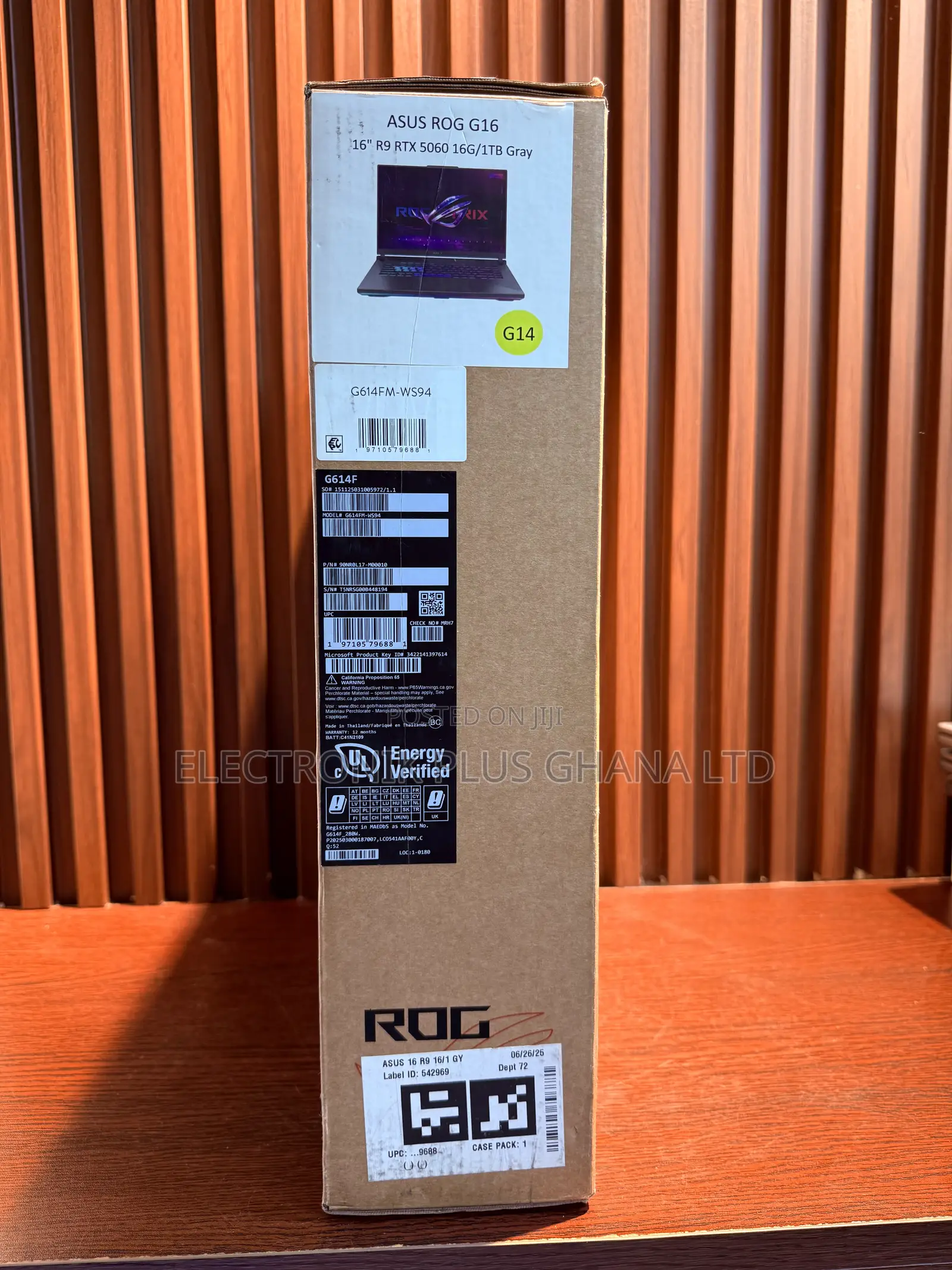 New Laptop Asus ROG Strix G16 G614 16GB AMD Ryzen 9 SSD 1T