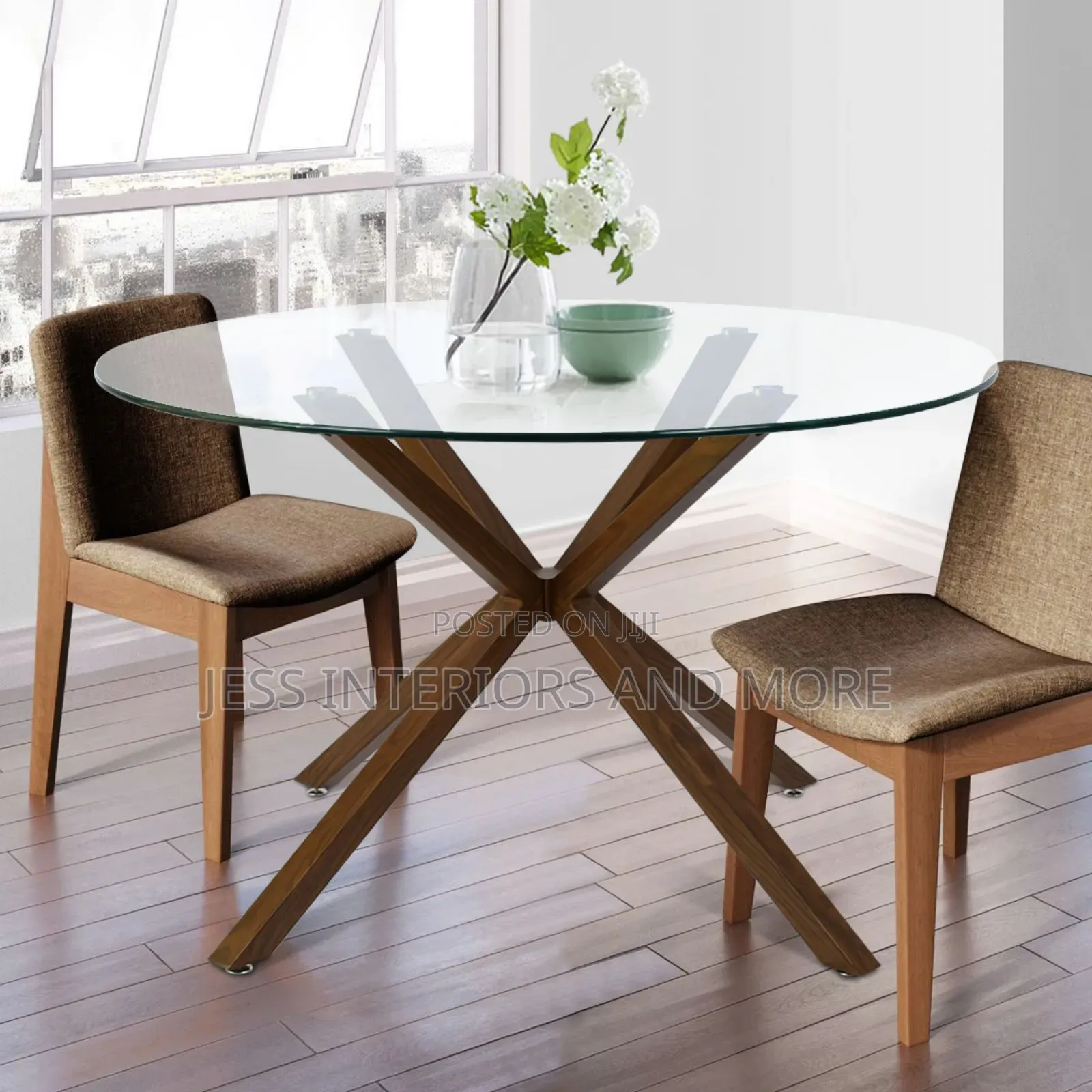 Dining Table( Glass Top)
