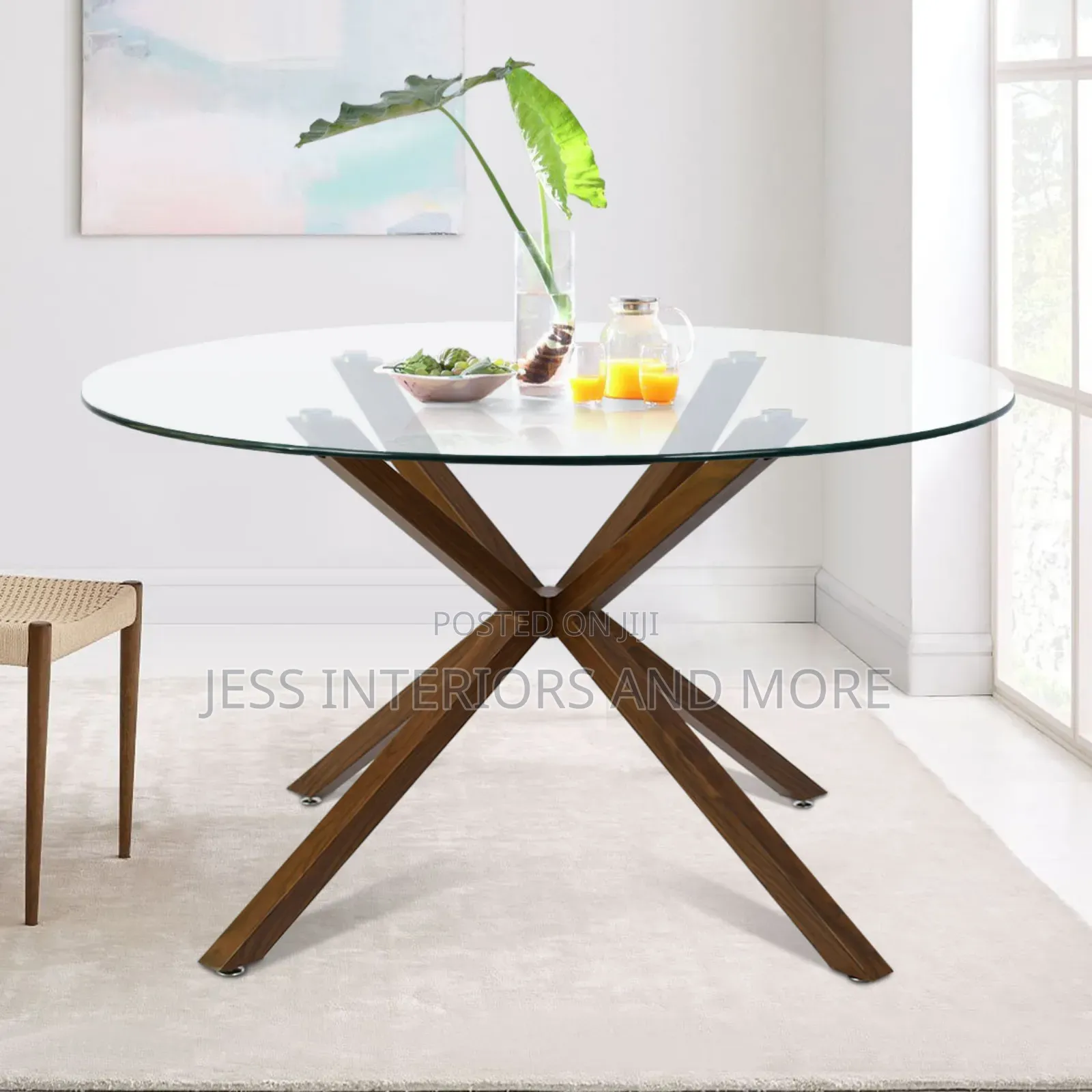 Dining Table( Glass Top)