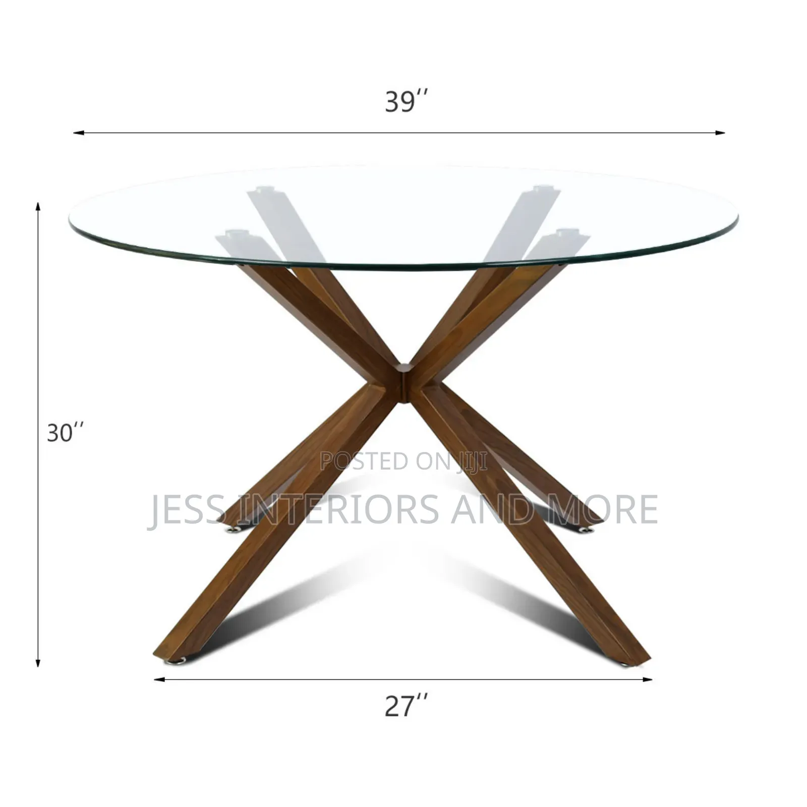 Dining Table( Glass Top)