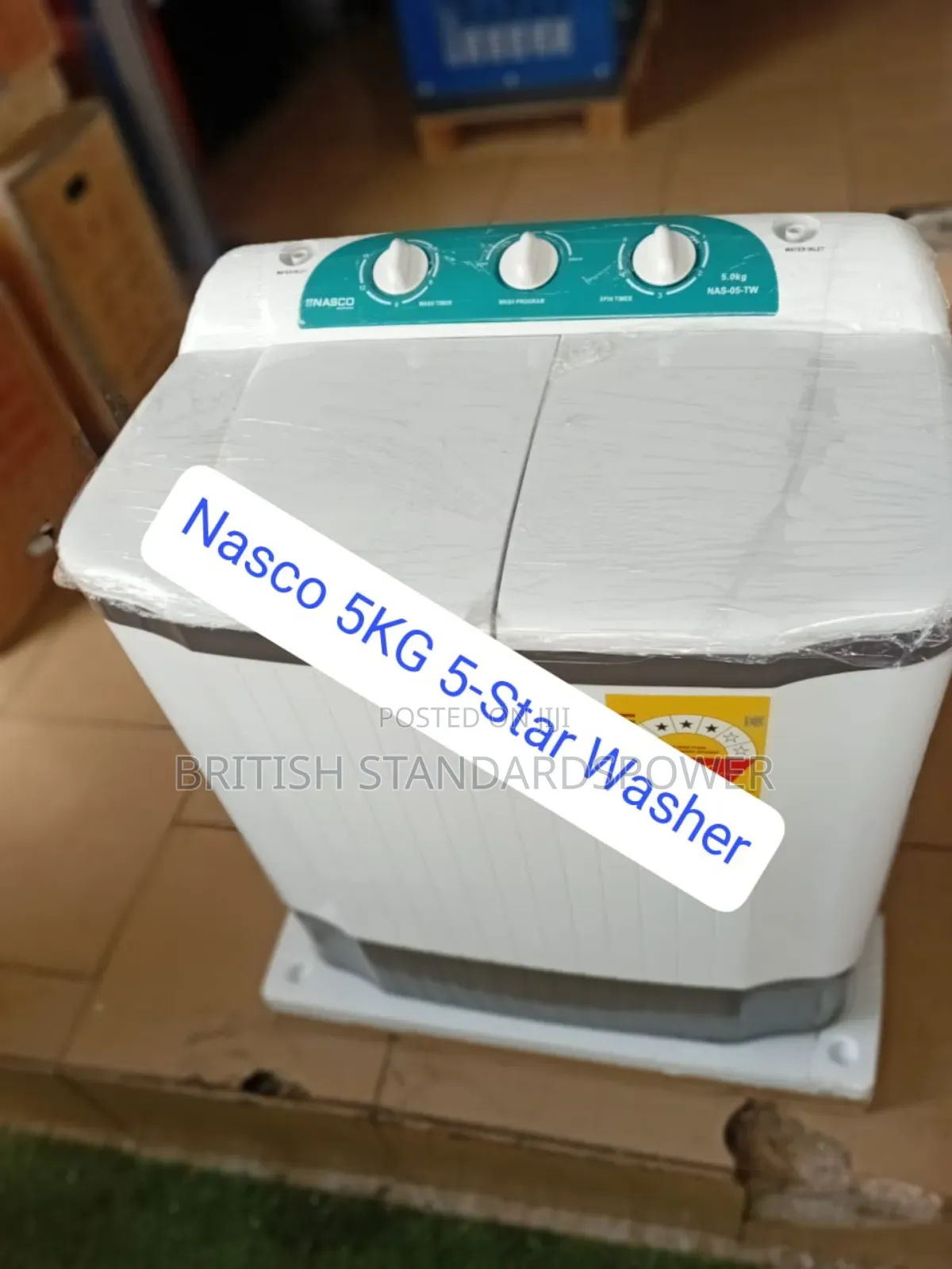 Make Laundry Easy With Nasco 5kg Washer