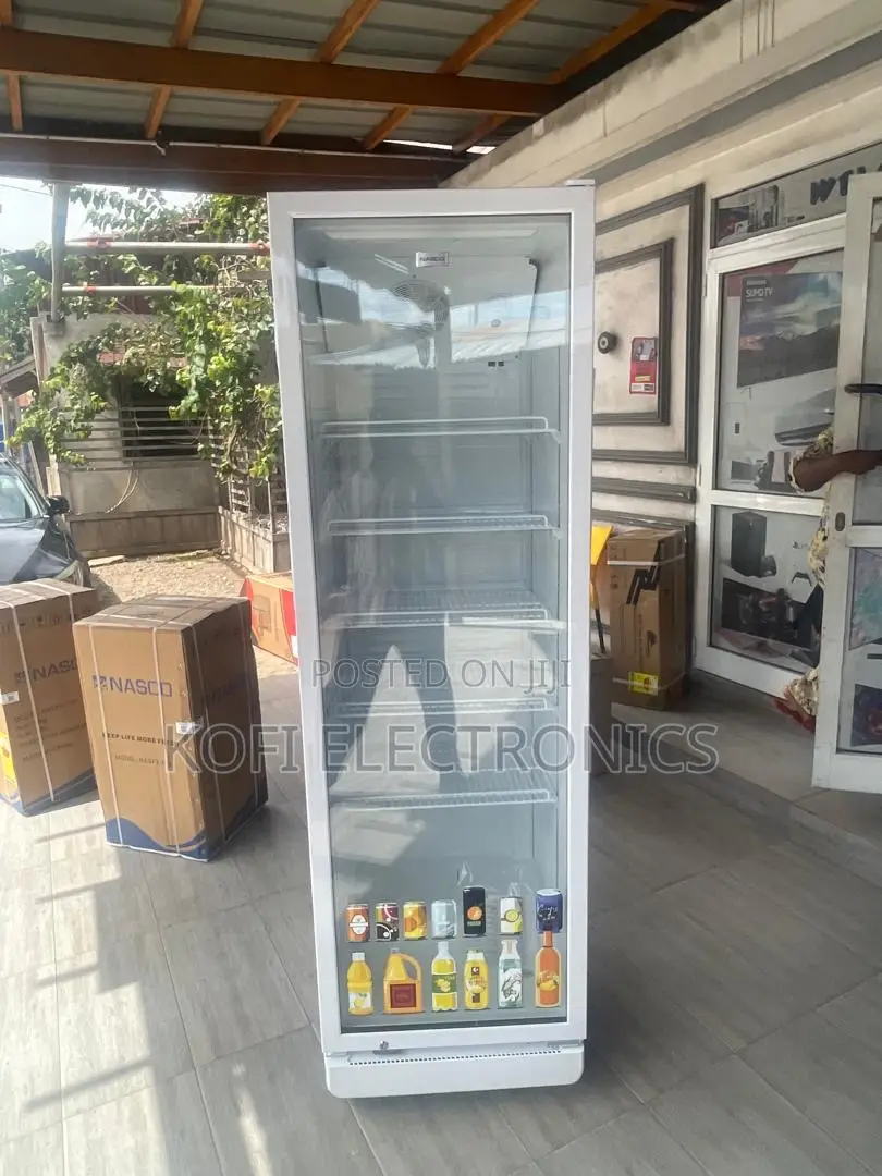 Nasco Frostview 360l Glass Door Store Fridge