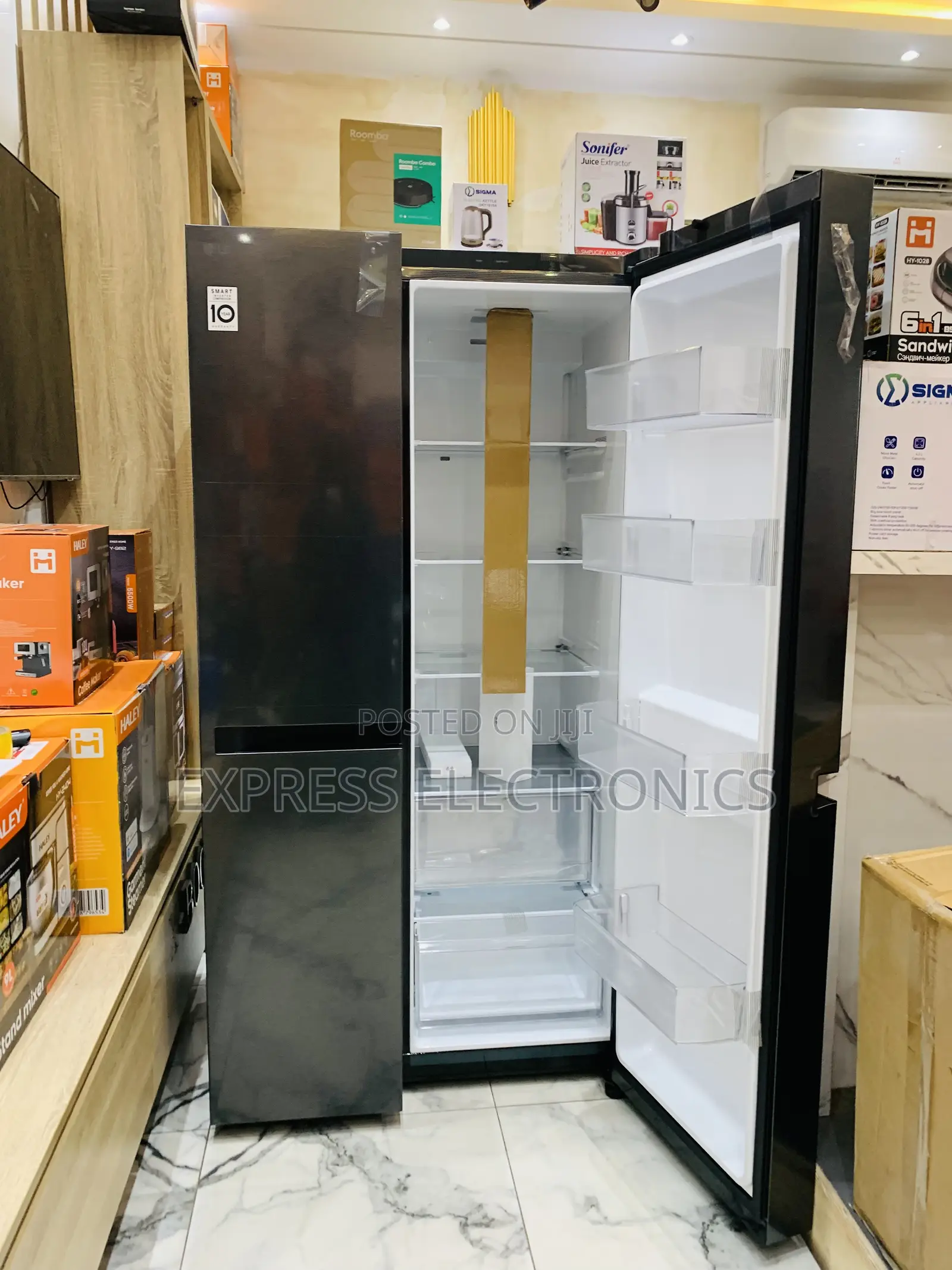 Smart Diagnosis Side by Side Fridge 674l Gc-B257kqjw Lg