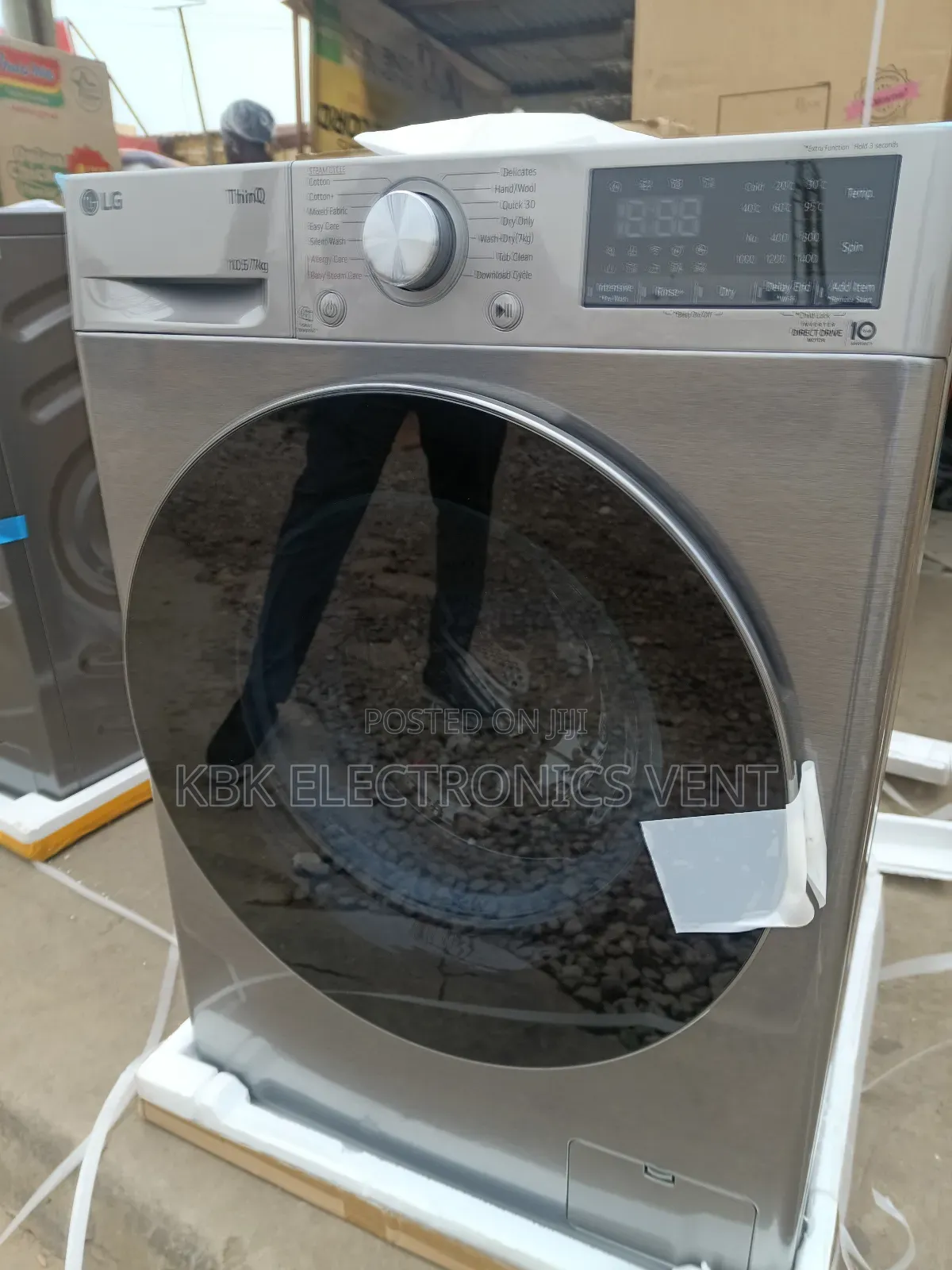 Lg 10.5kg+7kg Dryer Front Load Washing Machine.
