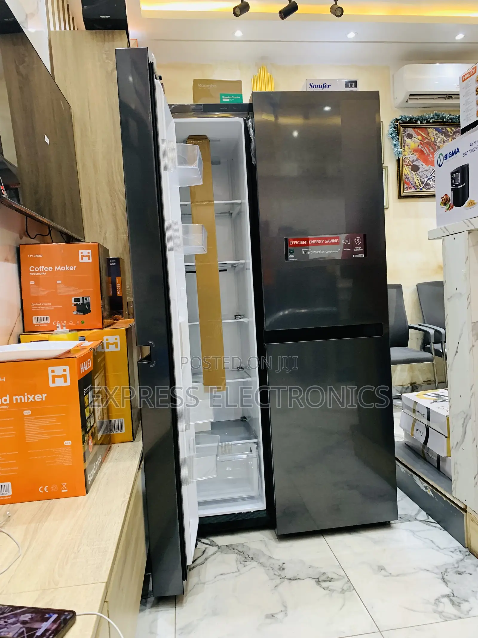 Multi Air Flow 674l Side by Side Fridge Gc-B257kqjw Lg