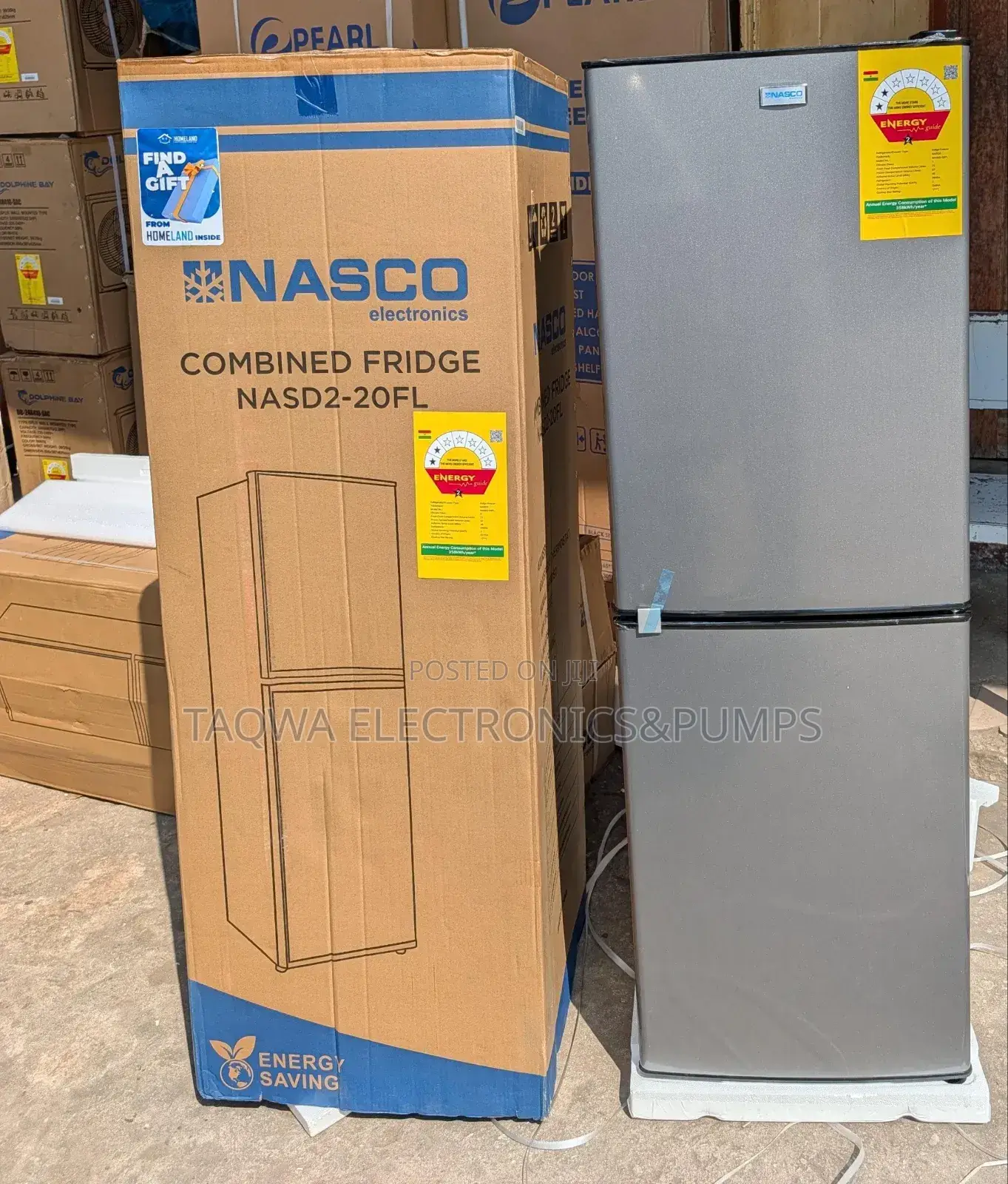 Energy Saving Nasco 158 Litres Fridge