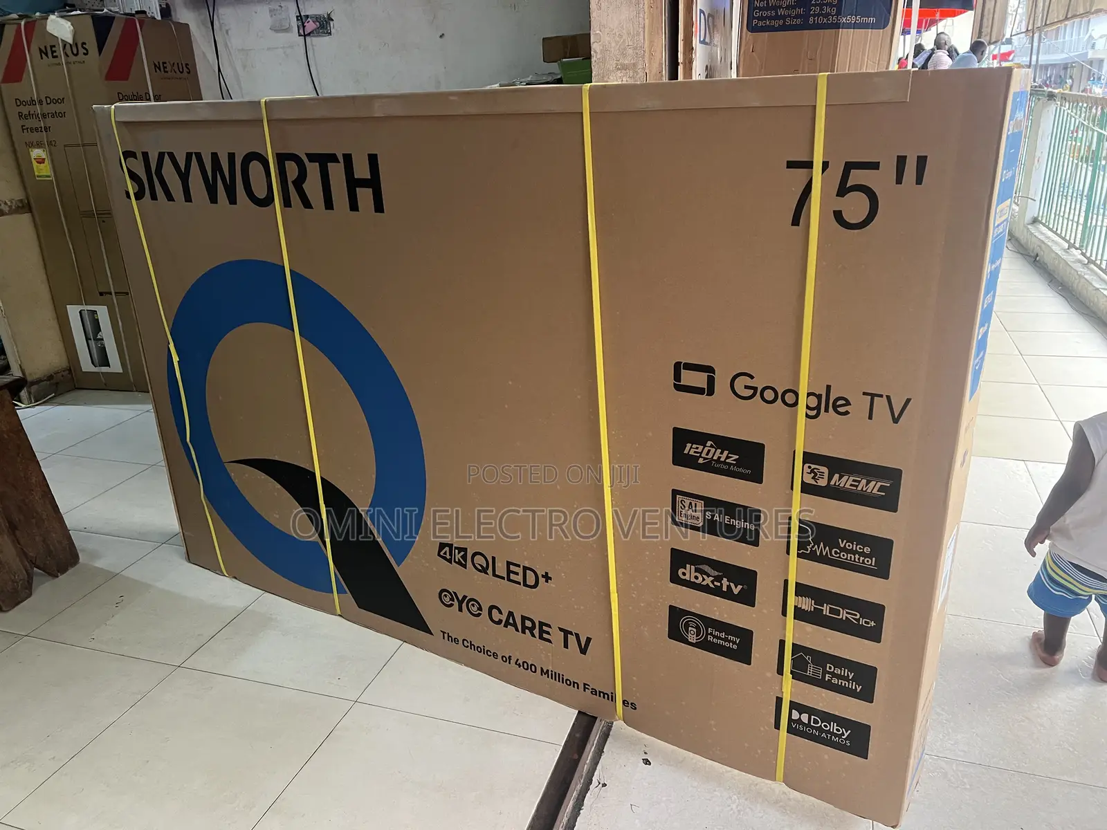 Brand New Skyworth 75” Qled Smart Tv