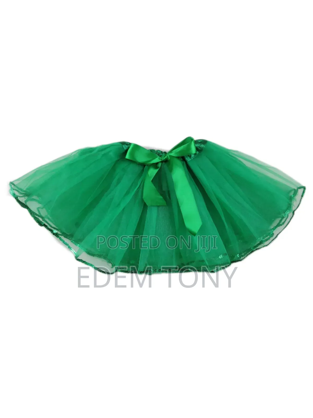 Fluffy Tutu Skirt for Kids( Red Green)