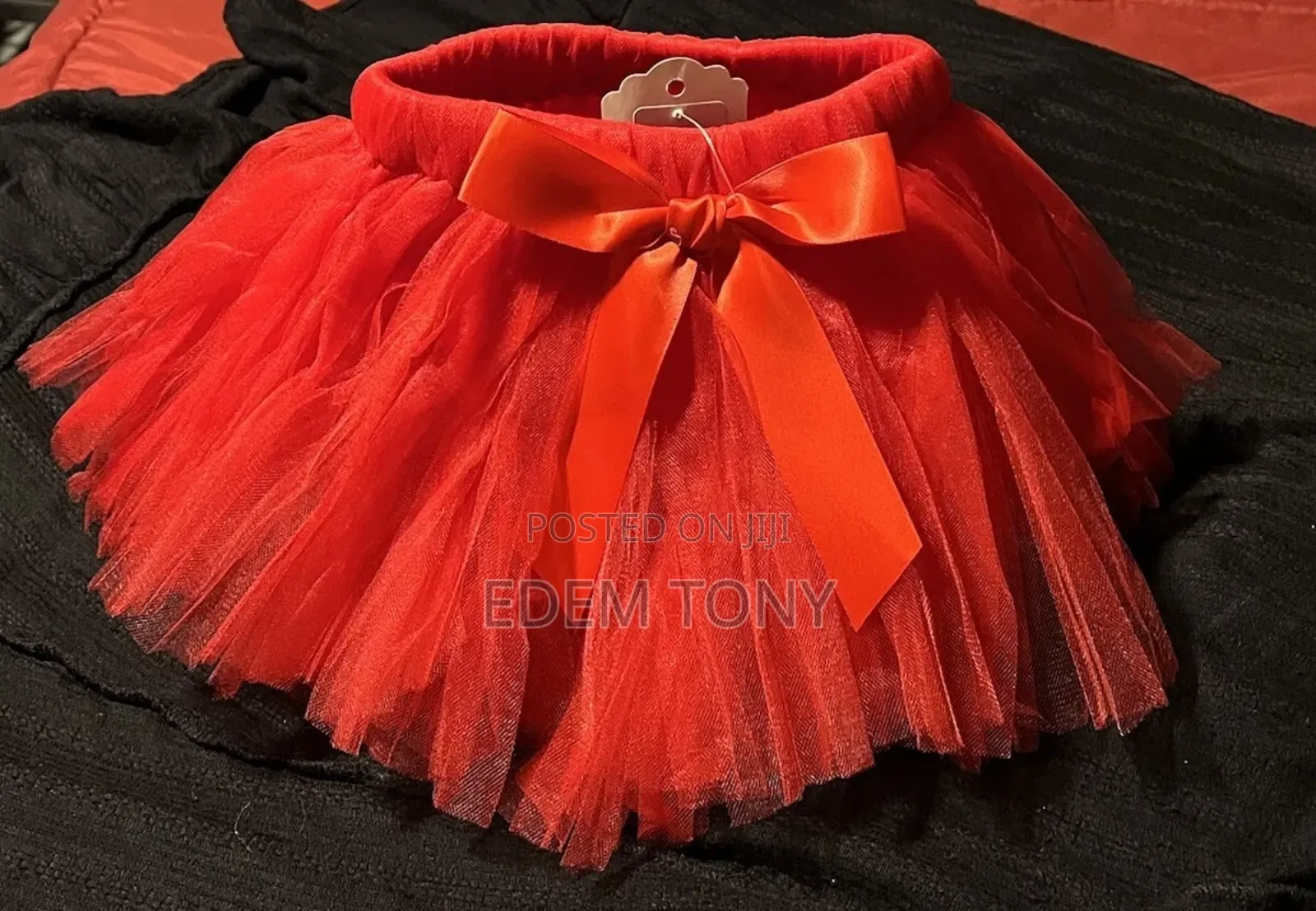 Fluffy Tutu Skirt for Kids( Red Green)