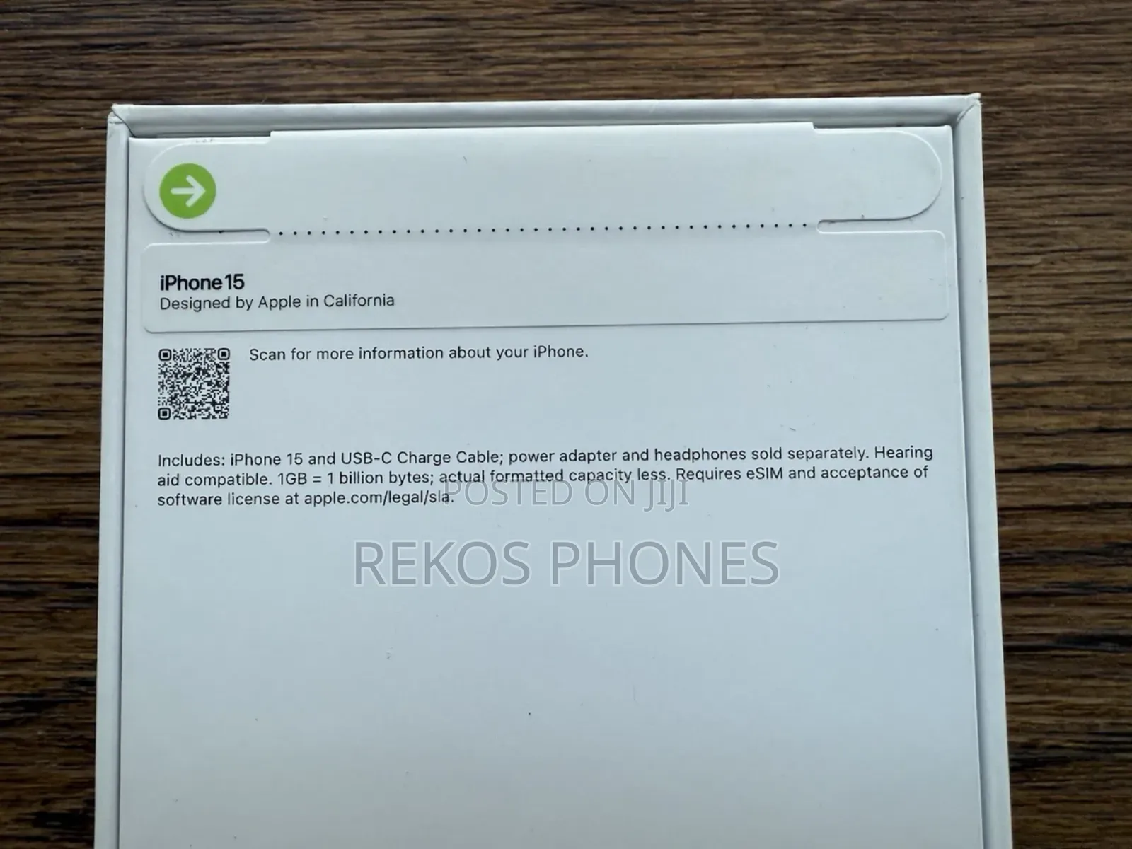 New Apple iPhone 15 256 GB Yellow