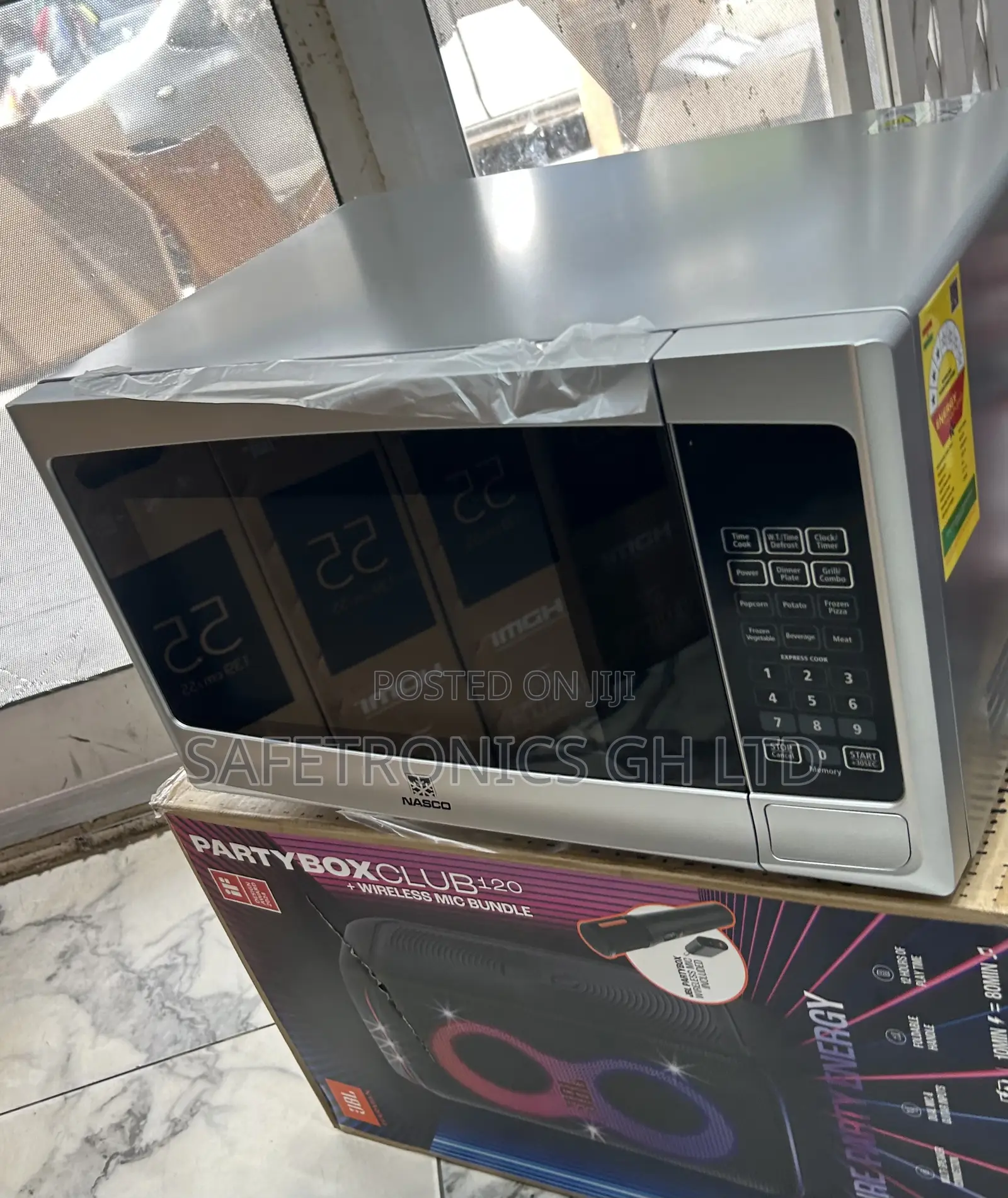 Affordable Electric 25 Liters Nasco Grey Spacious Microwave