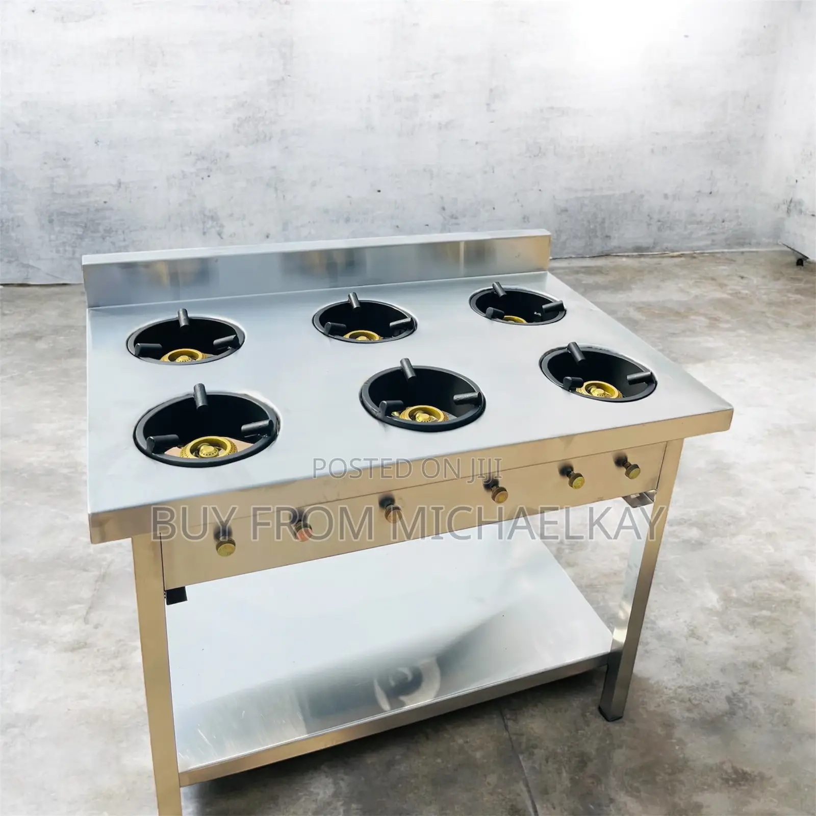 Stainless 6 Burners Gas Cooker