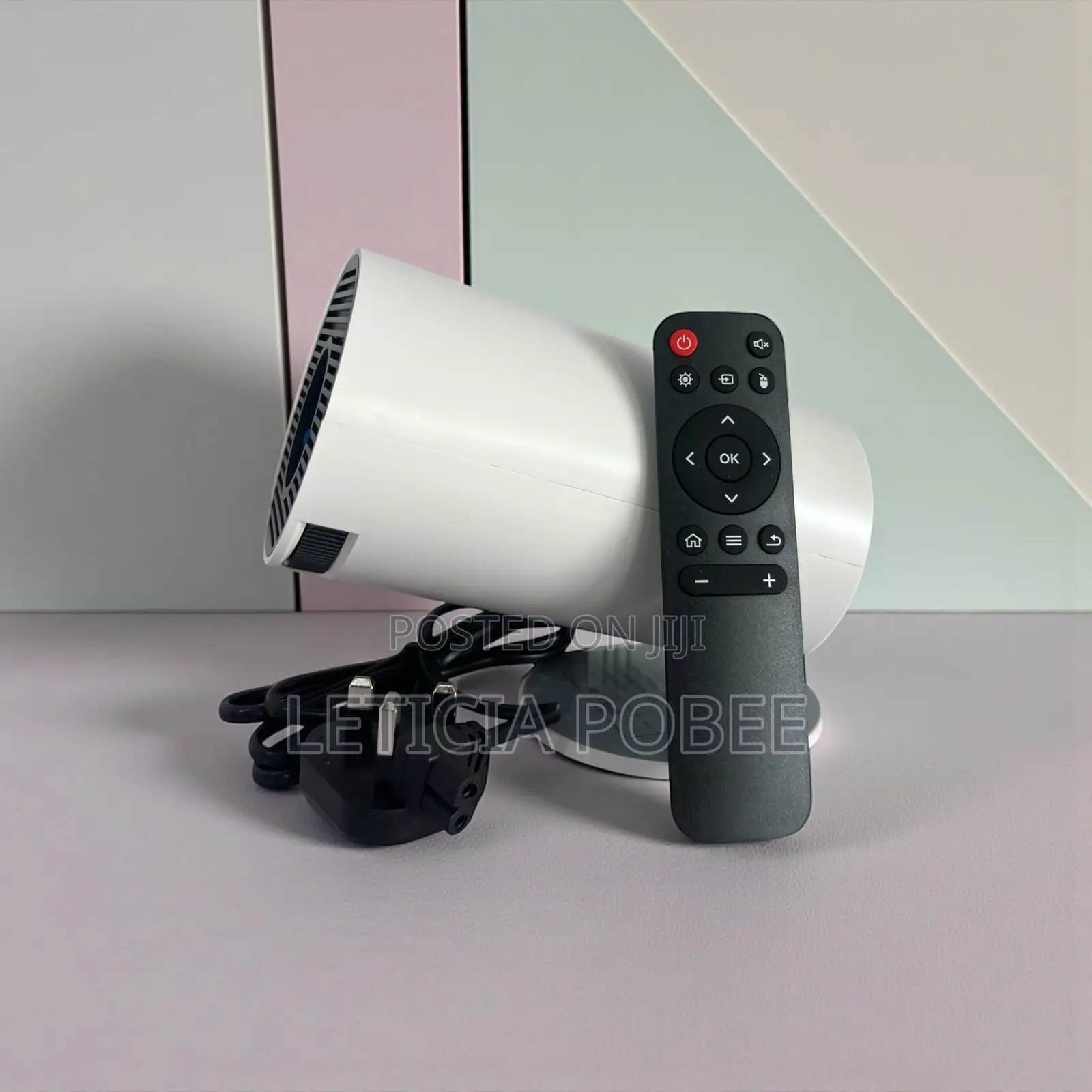Portable Led Projector With Remote — Great For Work & Entertainment”