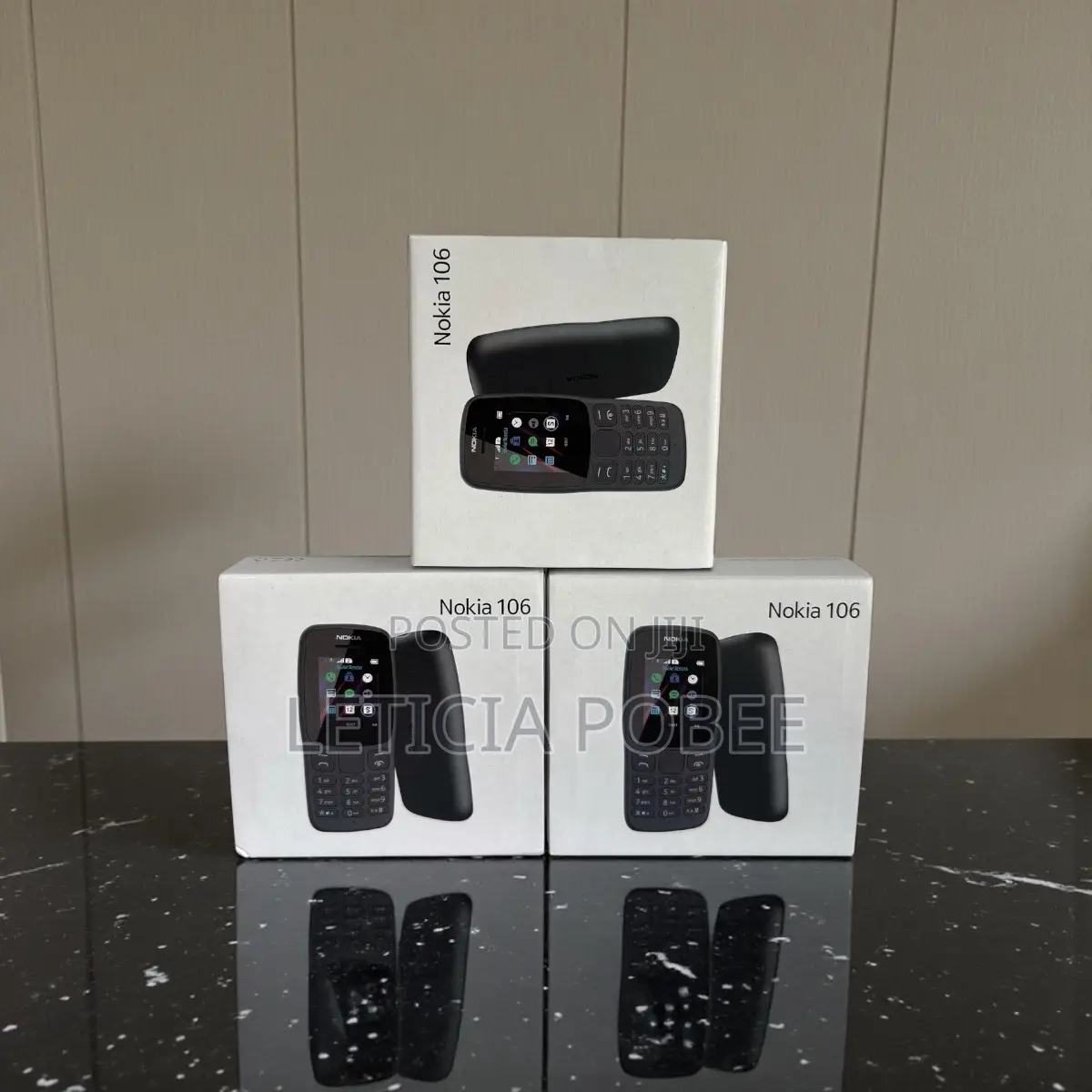 New Nokia 106 Black