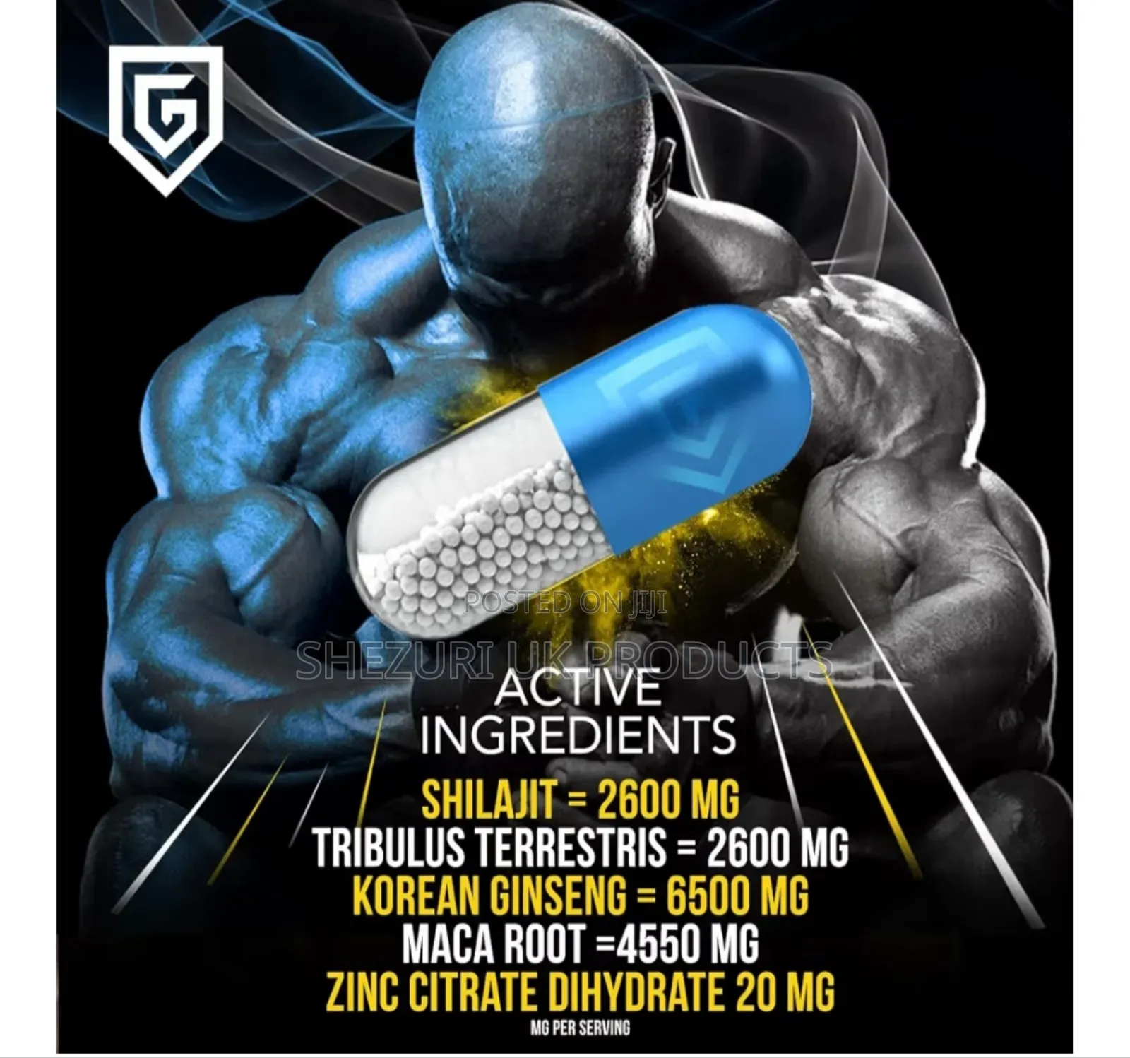 Power Drive Herbal Testosterone Booster Supplements For Men