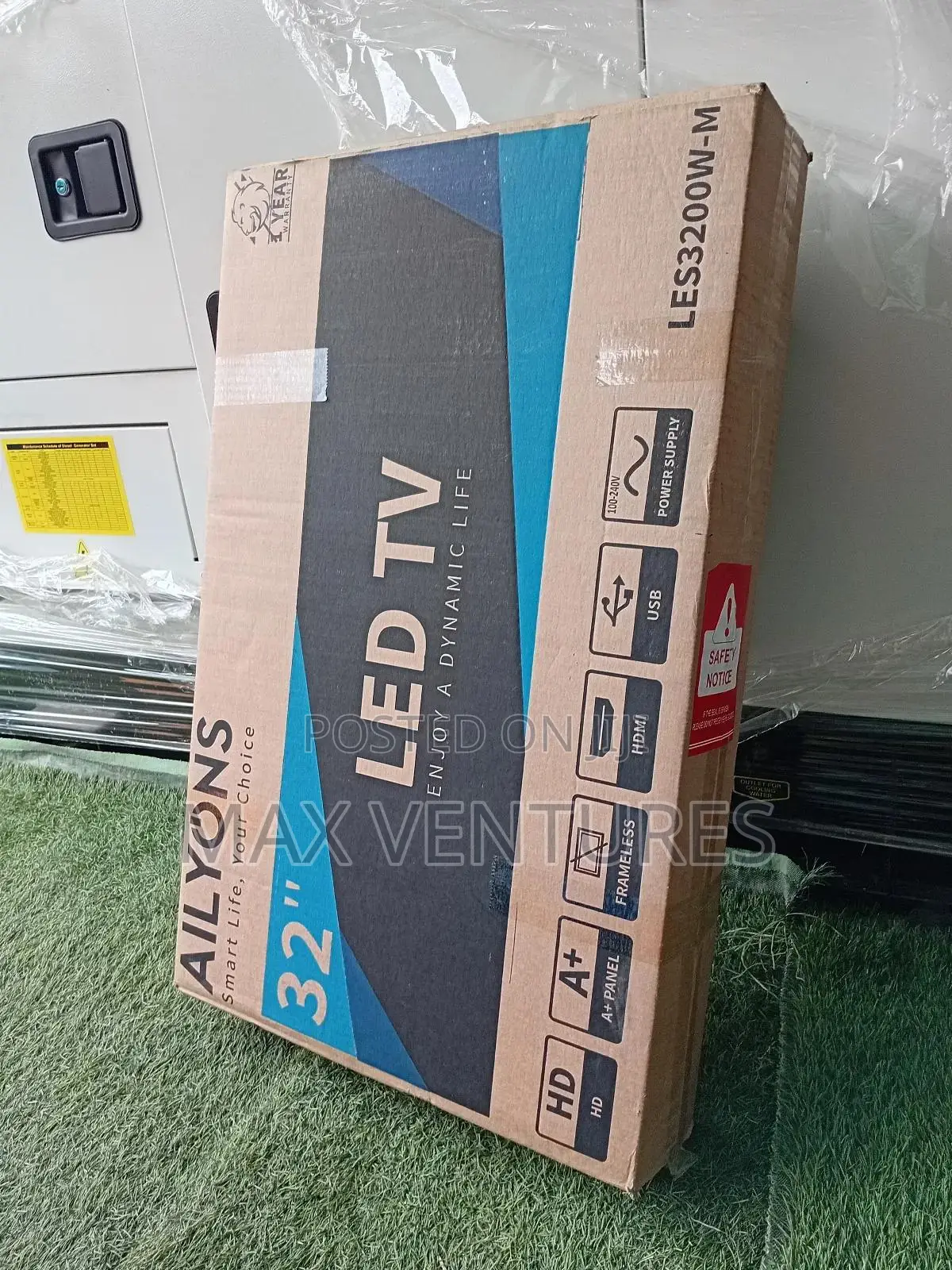 Ailyons 32 Television Digital Satellite Innovative 32-Inch Frameless