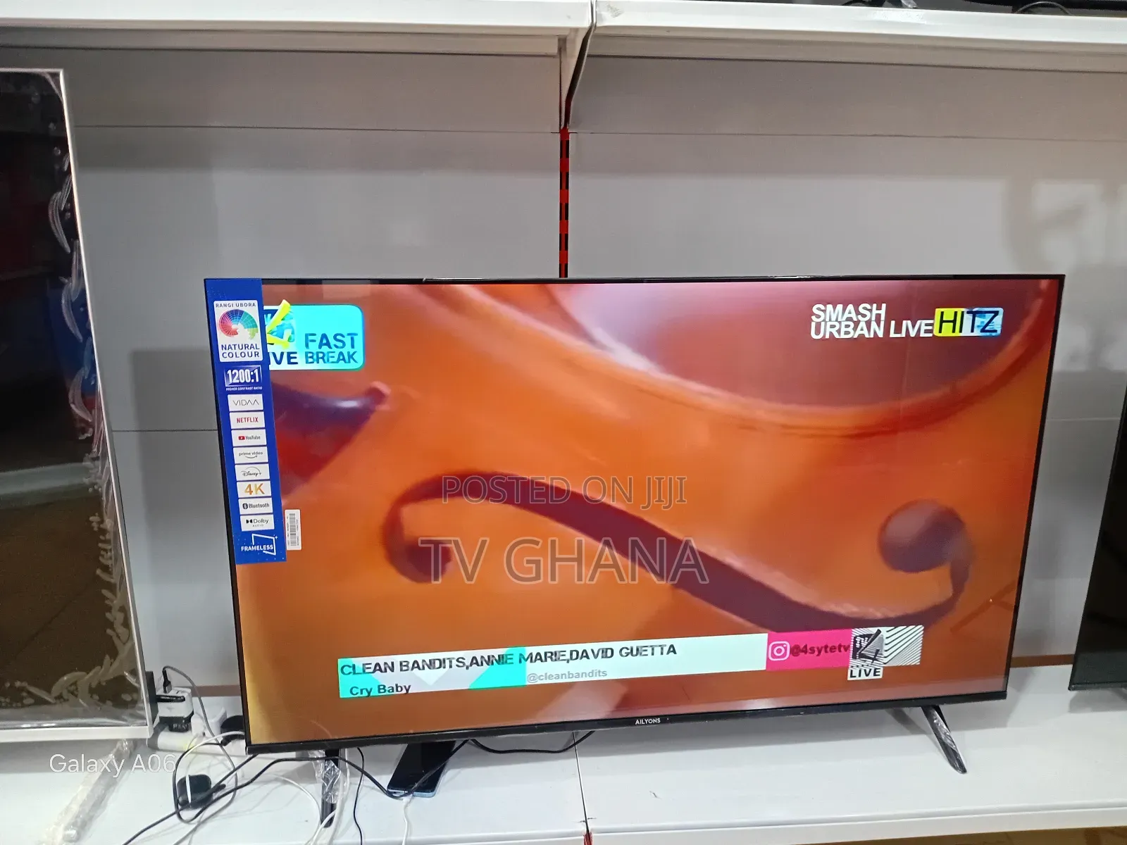 Ailyson 55” Frameless Smart Tv – Sleek Design, Superior Display