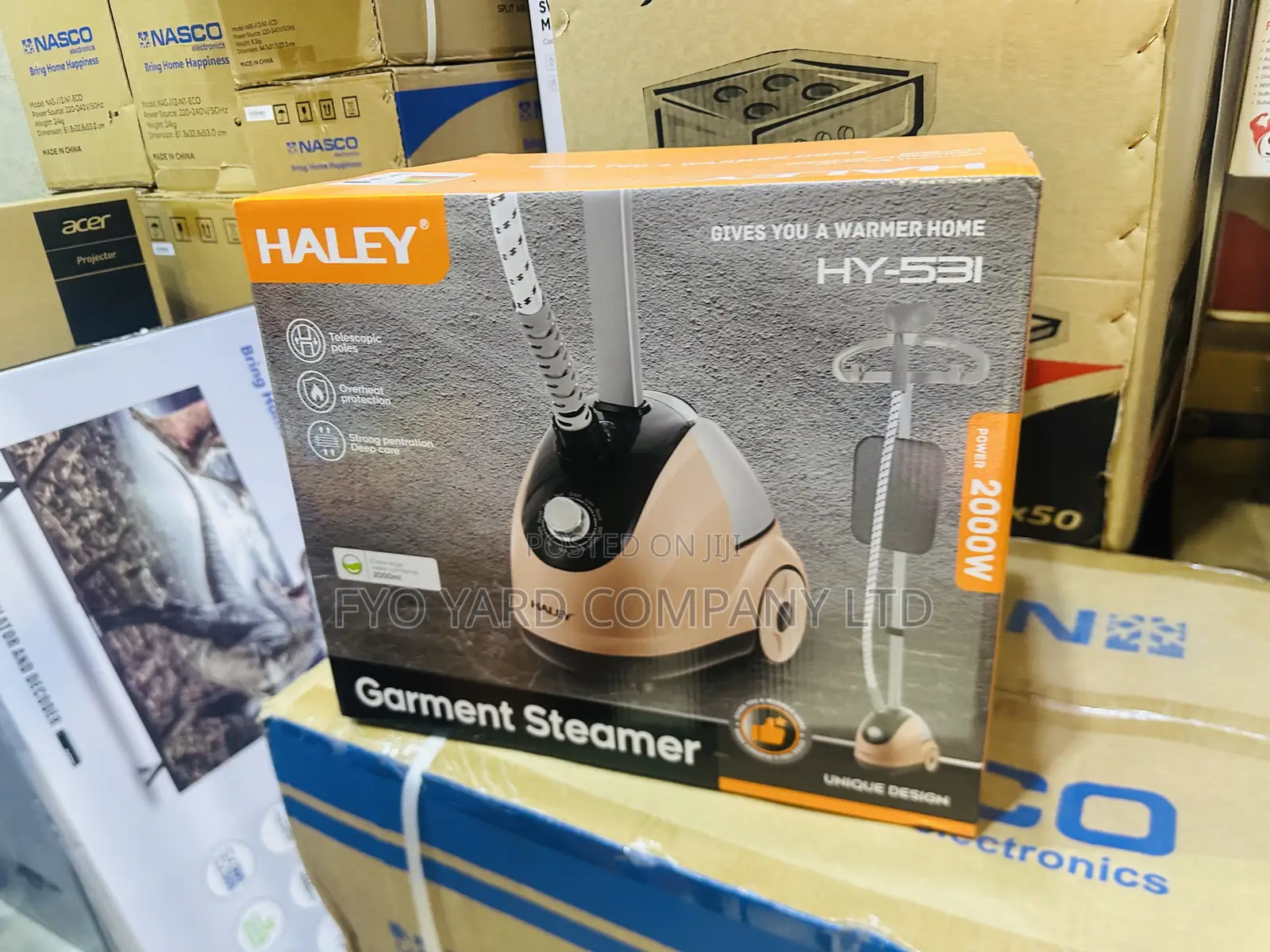 Unique Design Haley Portable Garment Steamer Creases Remover