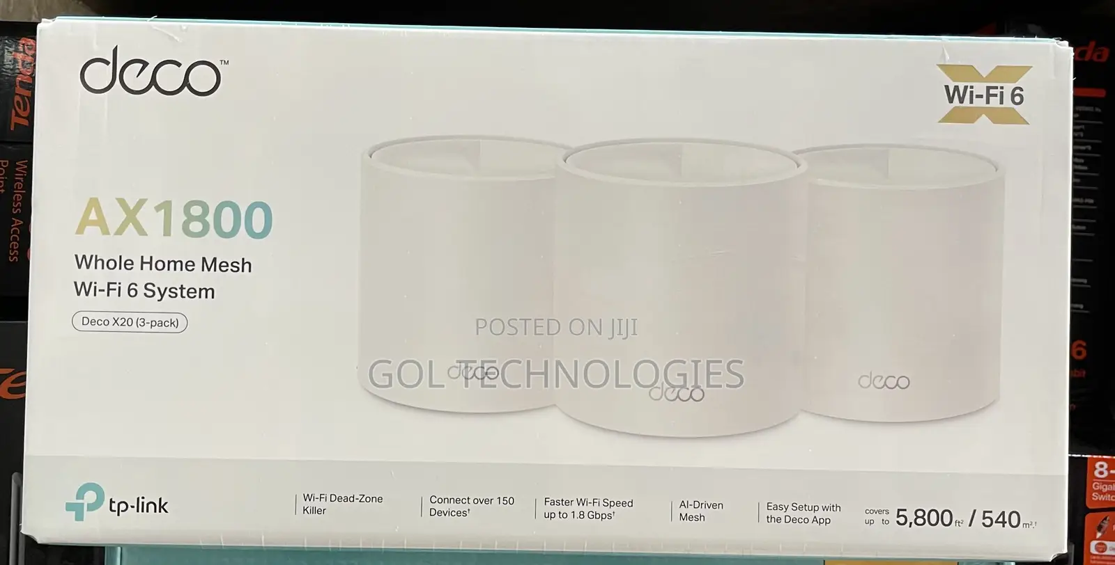 Tp-link Deco Ax1800 Whole Home Mesh Wi-fi 6 System Deco X20 (3-pack)