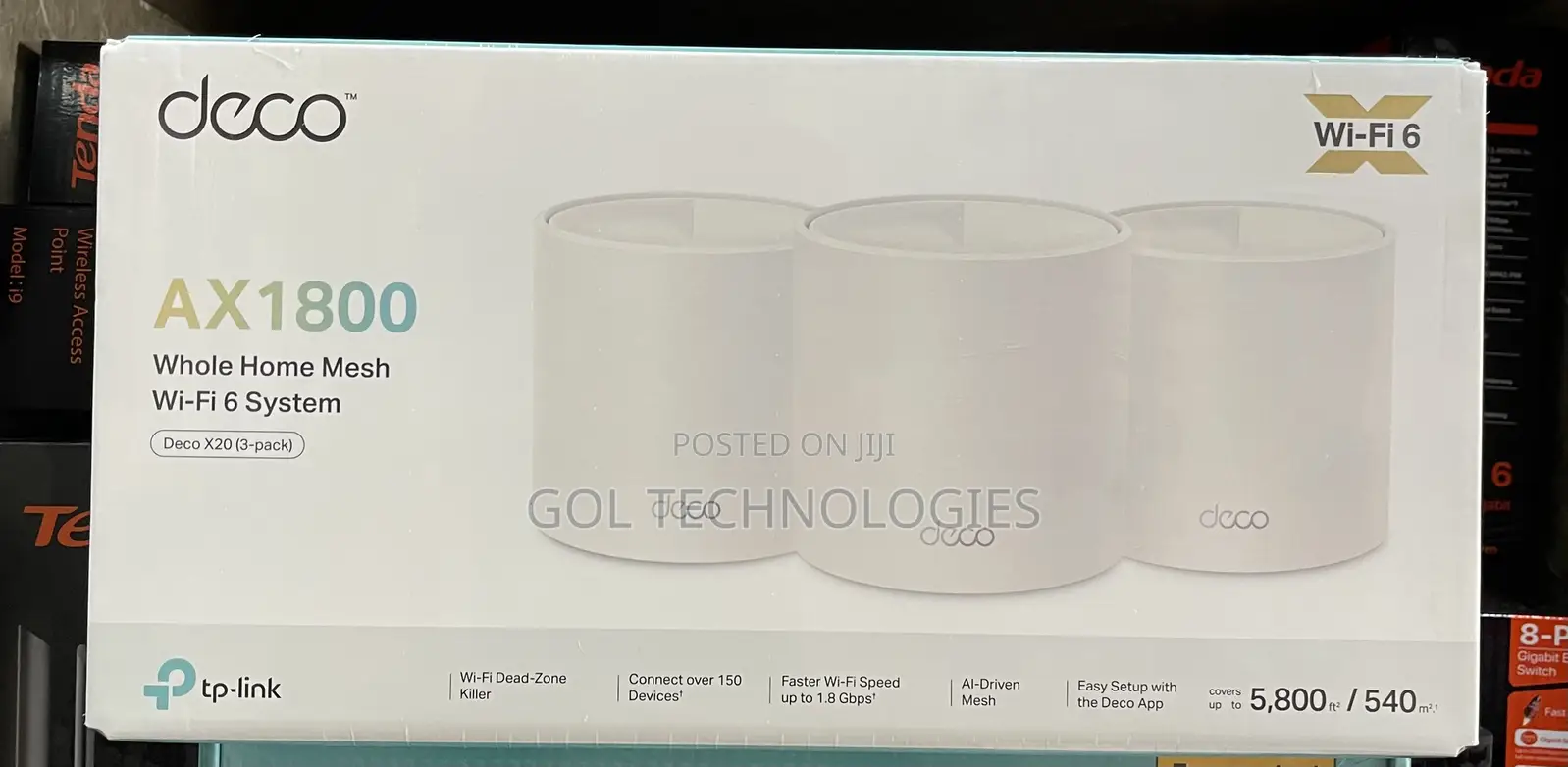 Tp-link Deco Ax1800 Whole Home Mesh Wi-fi 6 System Deco X20 (3-pack)