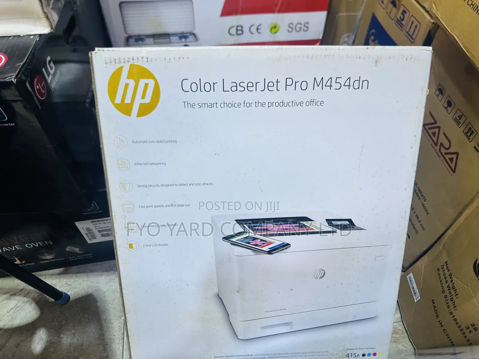 Hp Laserjet M454dn Color Printer (Compatible With Oner Cartridge)