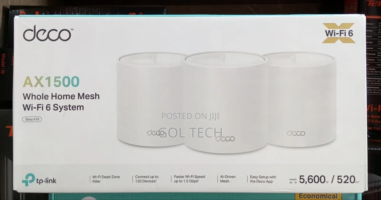 Tp-Link Deco Ax1500 Whole Home Mesh Wi-Fi 6 System Deco X10 (3-Pack)