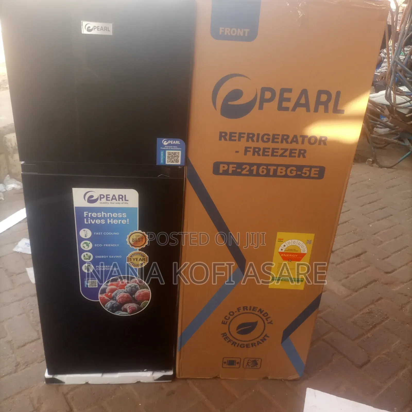 Pearl 138litres Top Mount Freezer Refrigerator