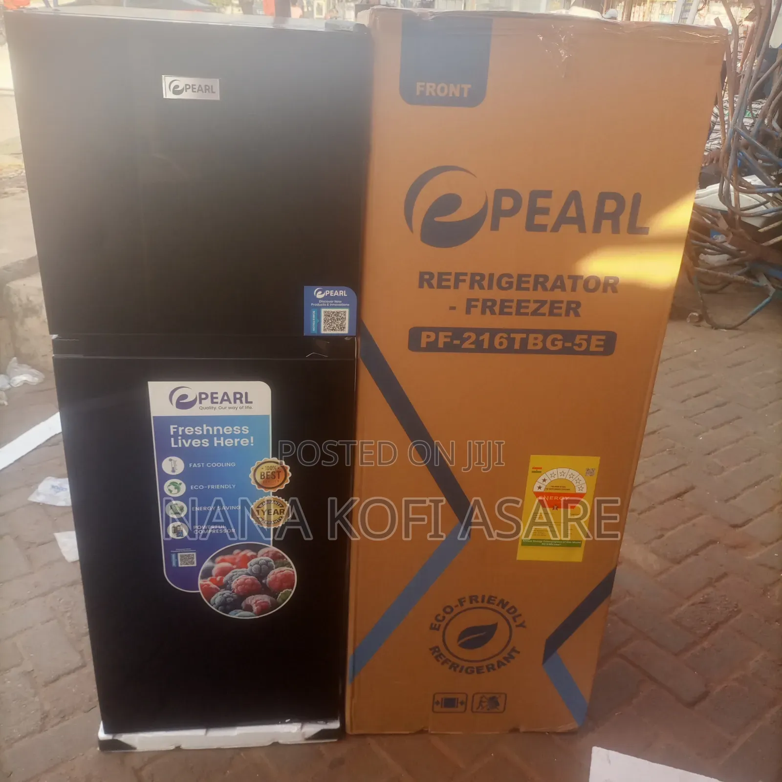 Pearl 138litres Top Mount Freezer Refrigerator
