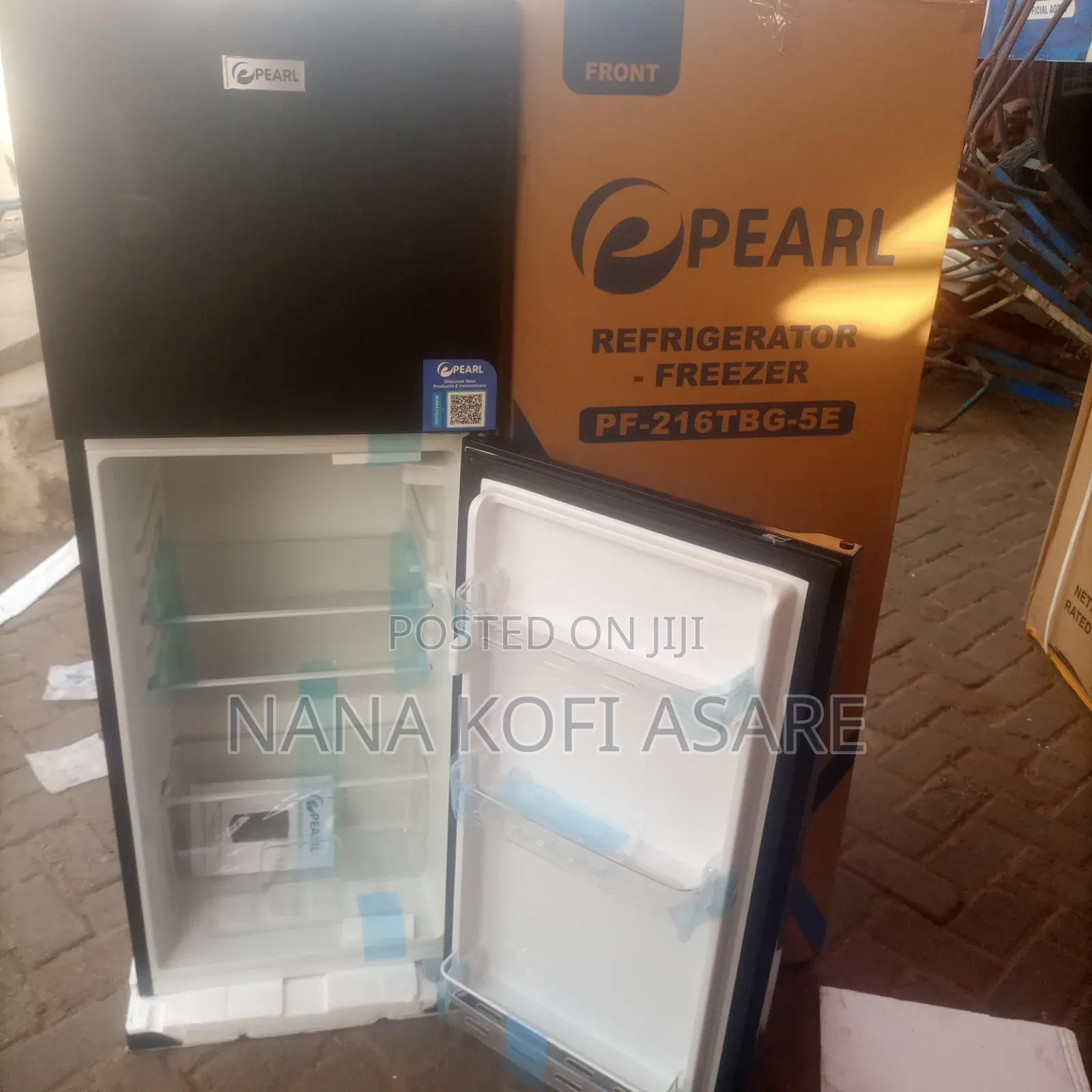 Pearl 138litres Top Mount Freezer Refrigerator
