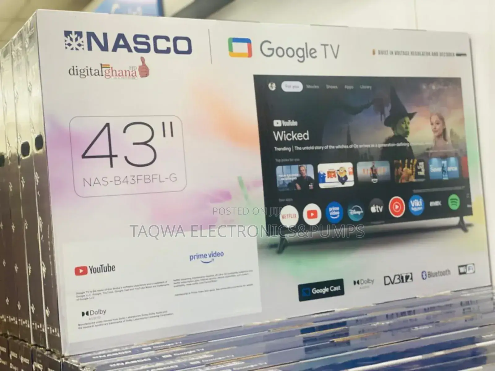 Quality Nasco Smart Google 43 " Inches Tv